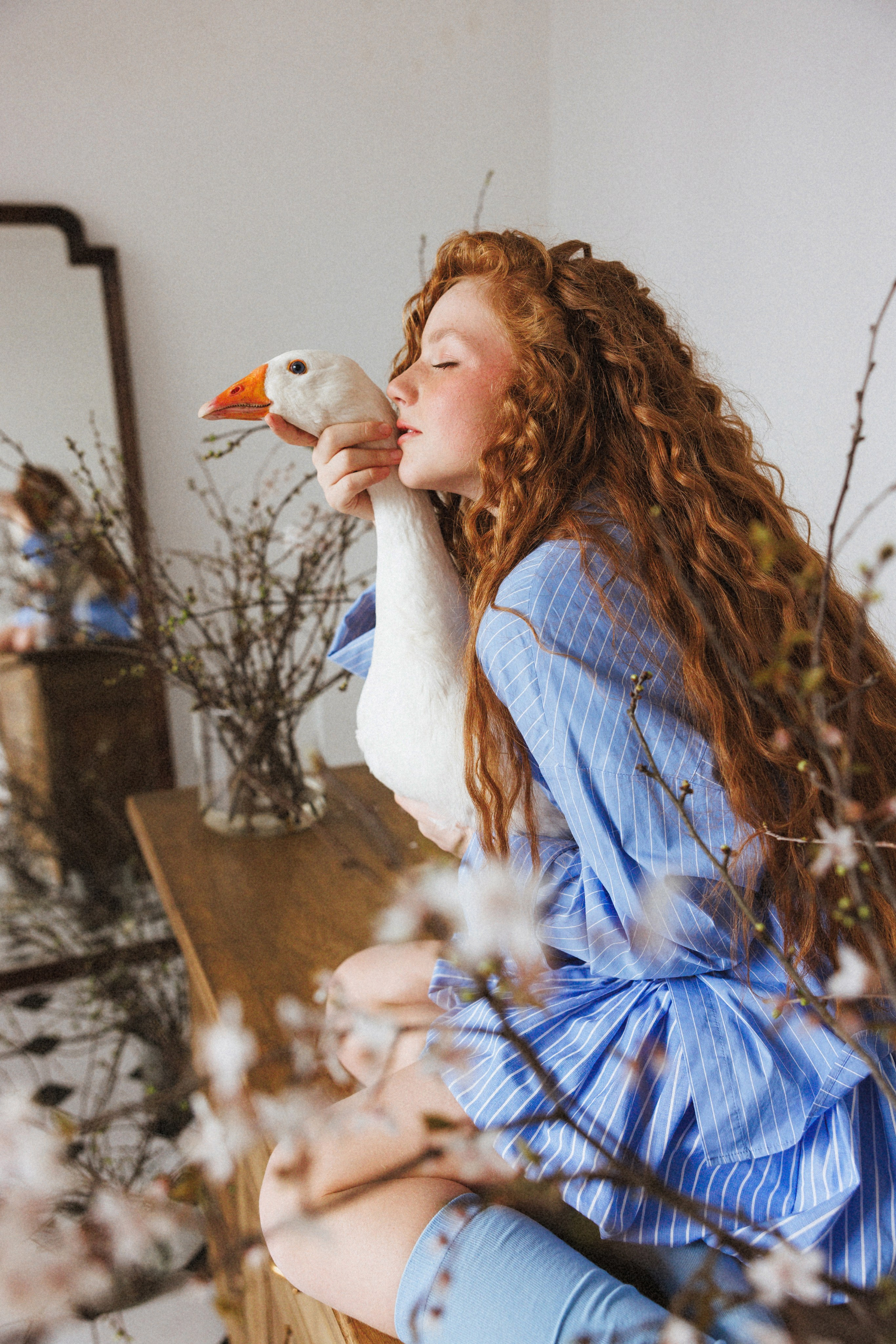 Фотосессия с Гусем в фотостудии «Lite, город Краснодар. Семейный и детский фотограф в Краснодаре Анна Трашкова