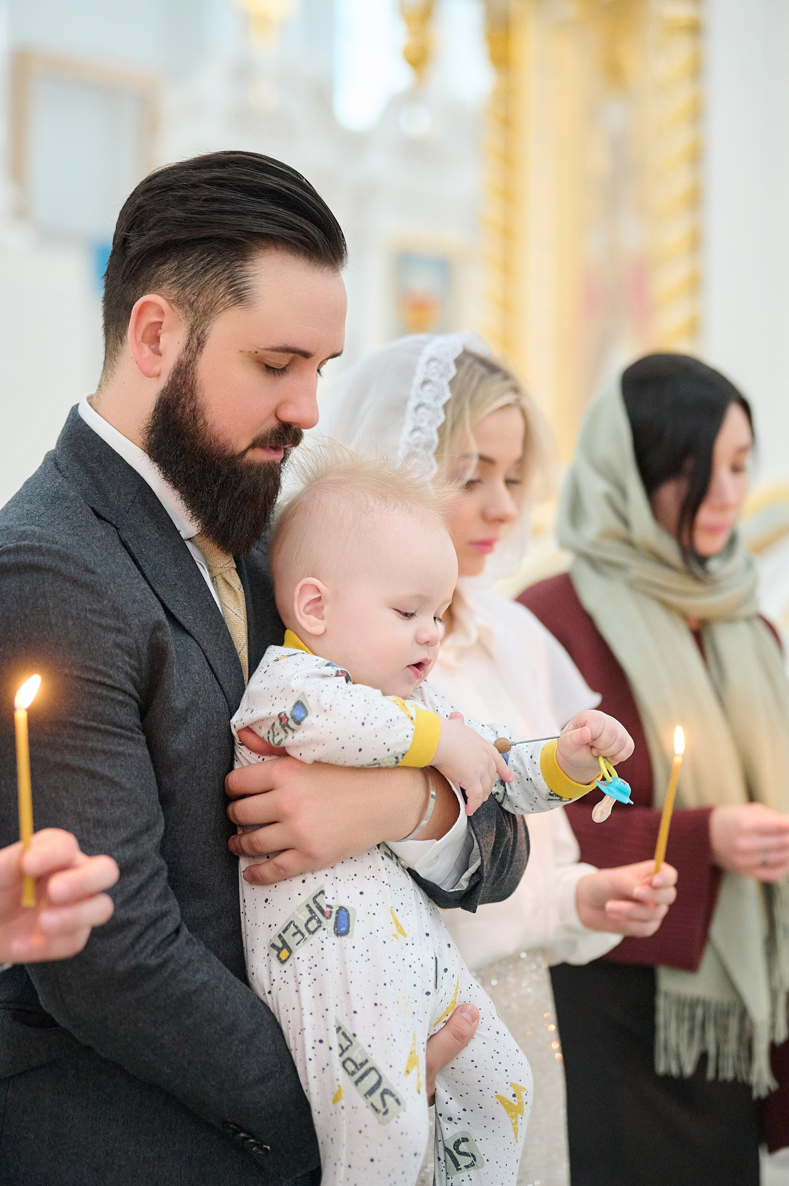 Фотограф на таинство крещения в Смольном соборе Санкт-Петербурга