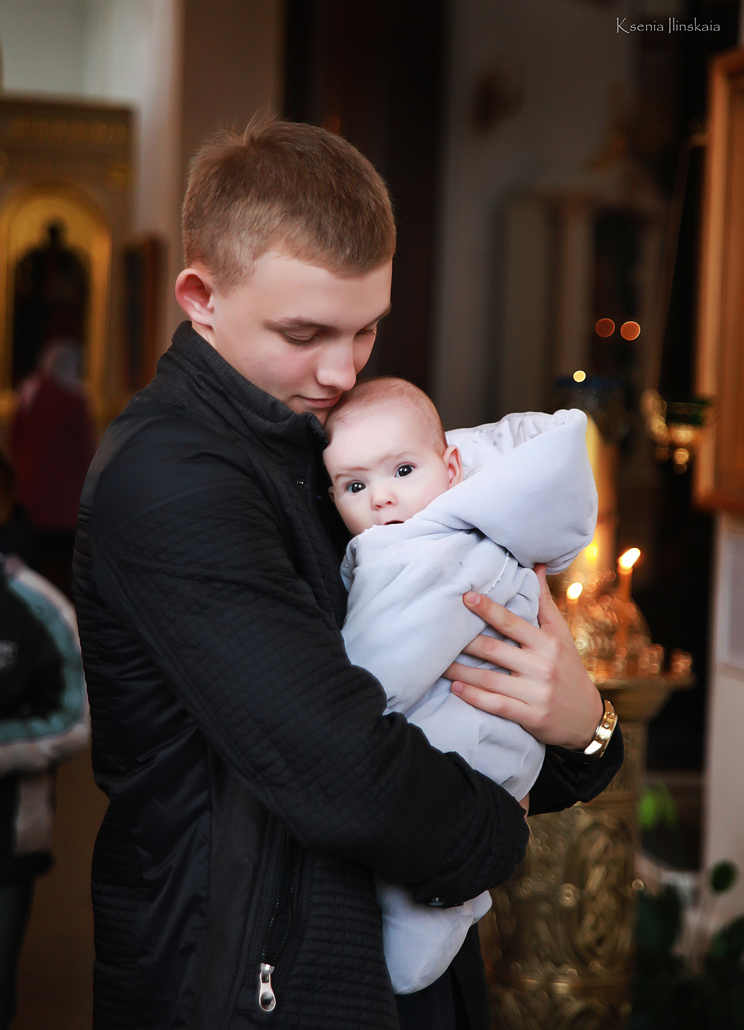 Крещение — фотосессия крестин в Санкт-Петербурге. Фотограф из Санкт-Петербурга Ильинская Ксения