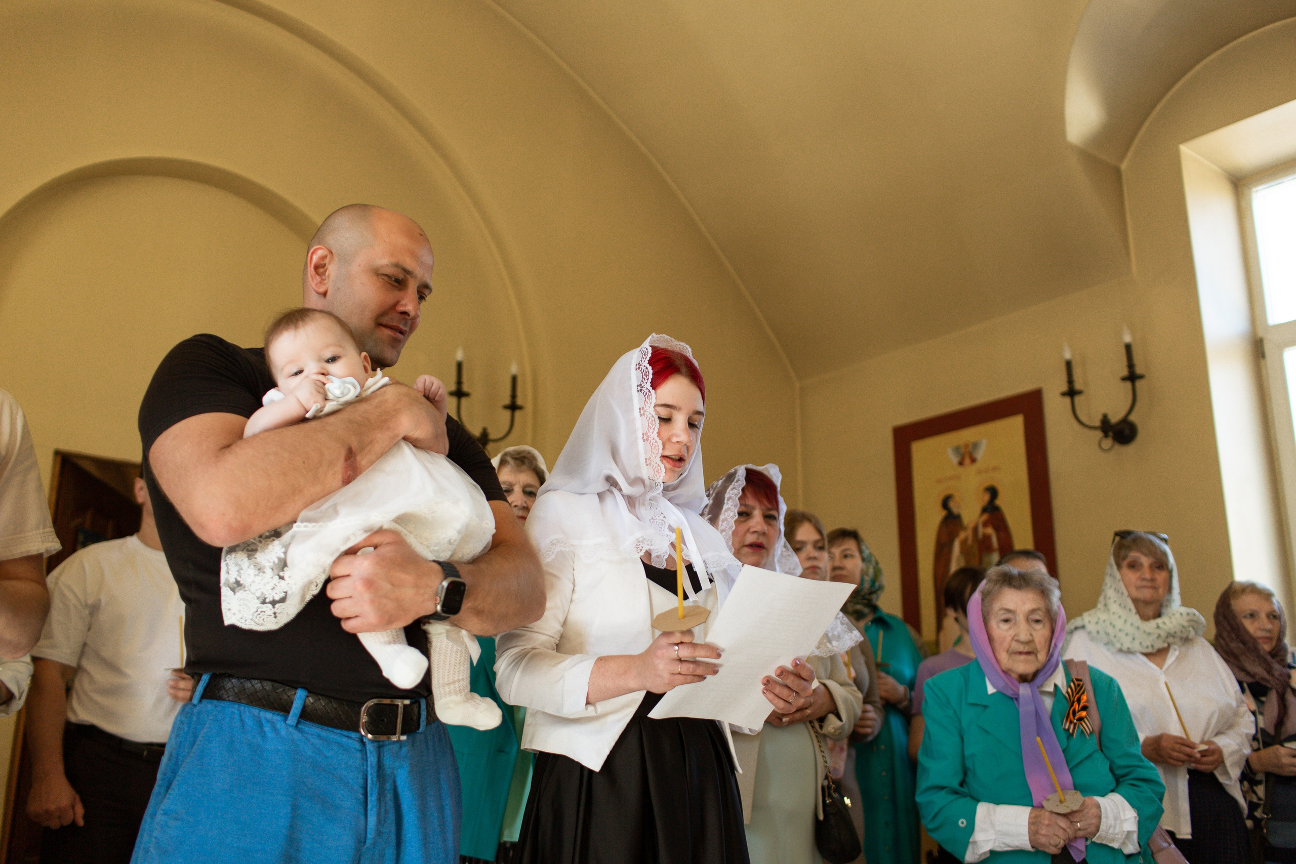Крещение Киры. Свадебный и Семейный фотограф в Москве Александра Вайпер