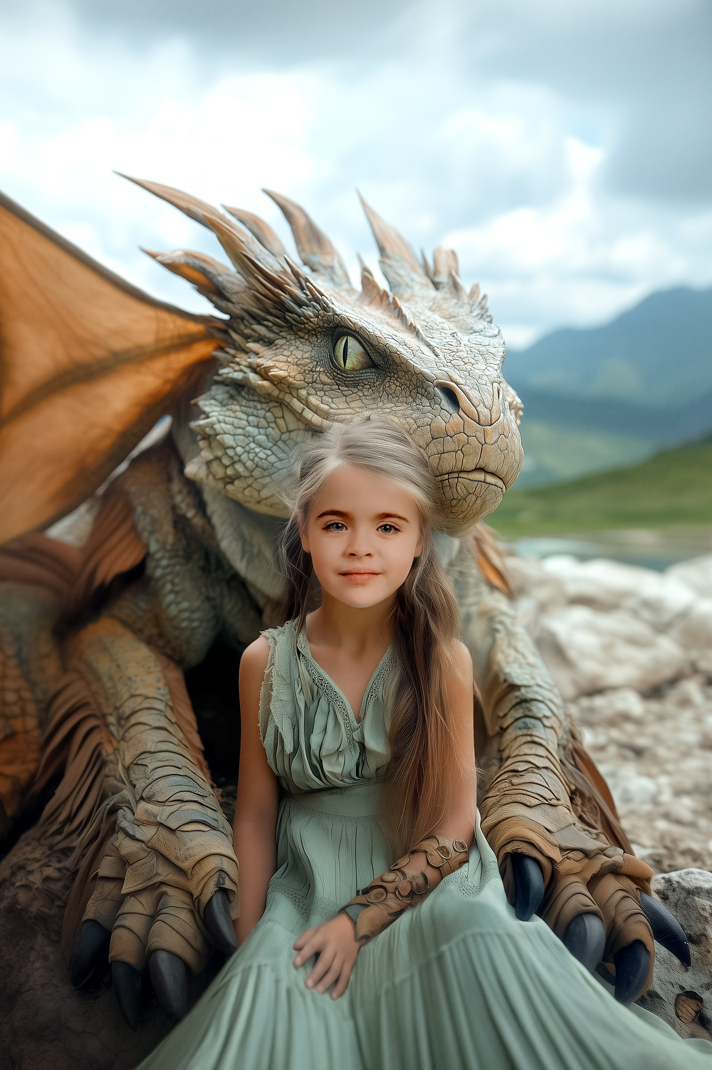 Нейрофото с драконом. Выпускные альбомы в Ставрополе