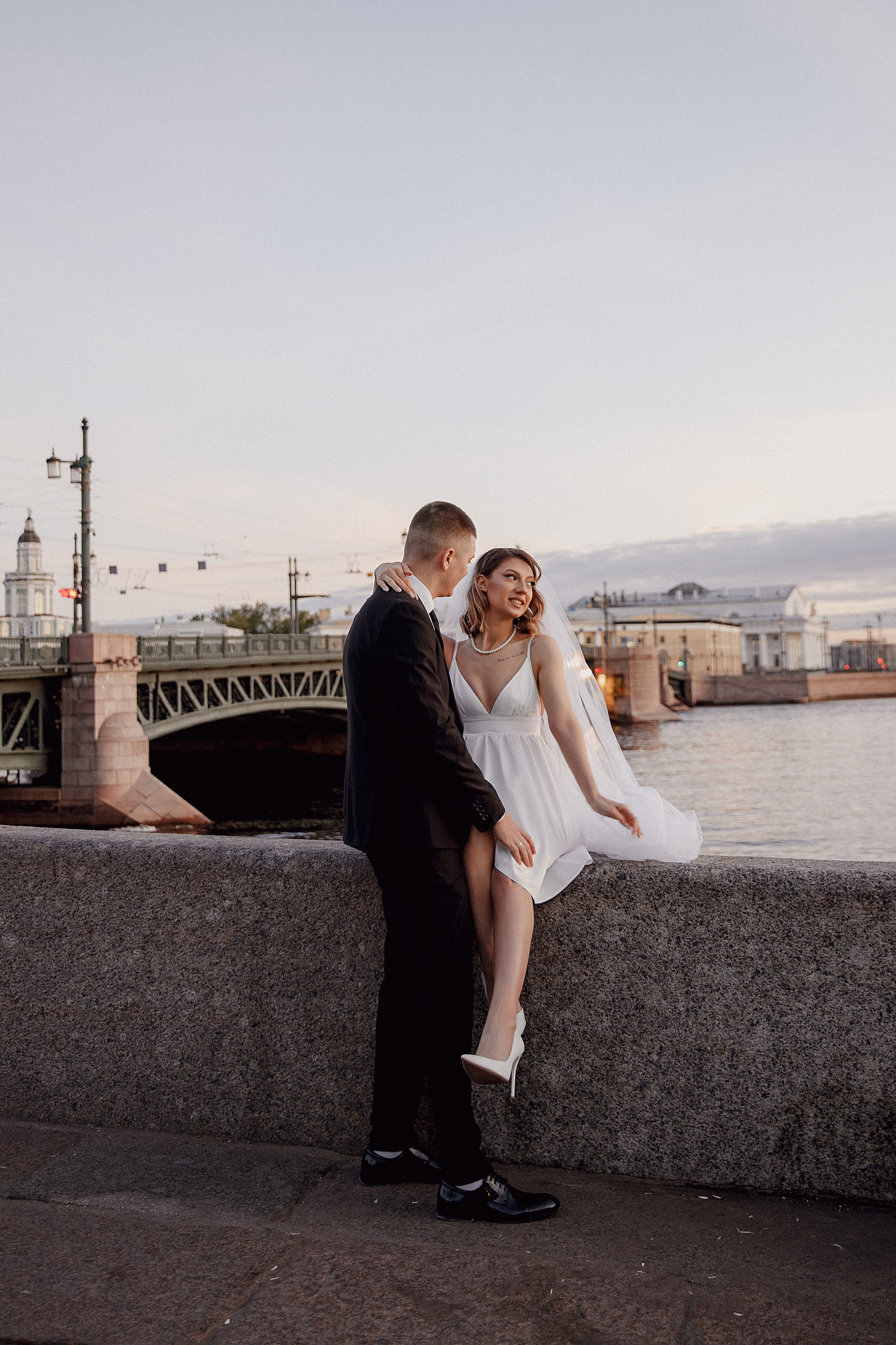 Свадебная в белые ночи. Свадебный фотограф Санкт-Петербург  Москва