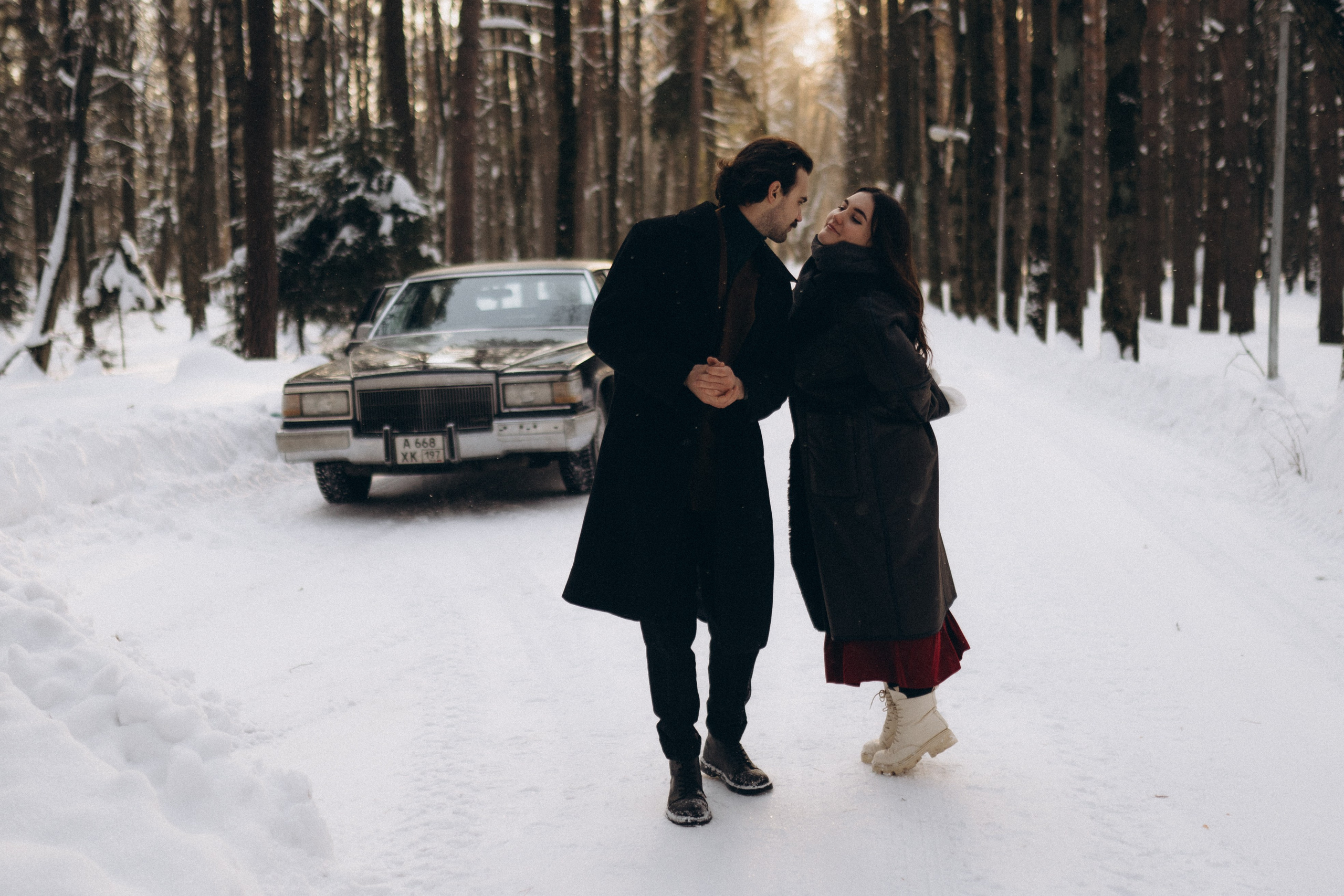 Парная зимняя история. Фотограф в Калининграде Саша Наместникова