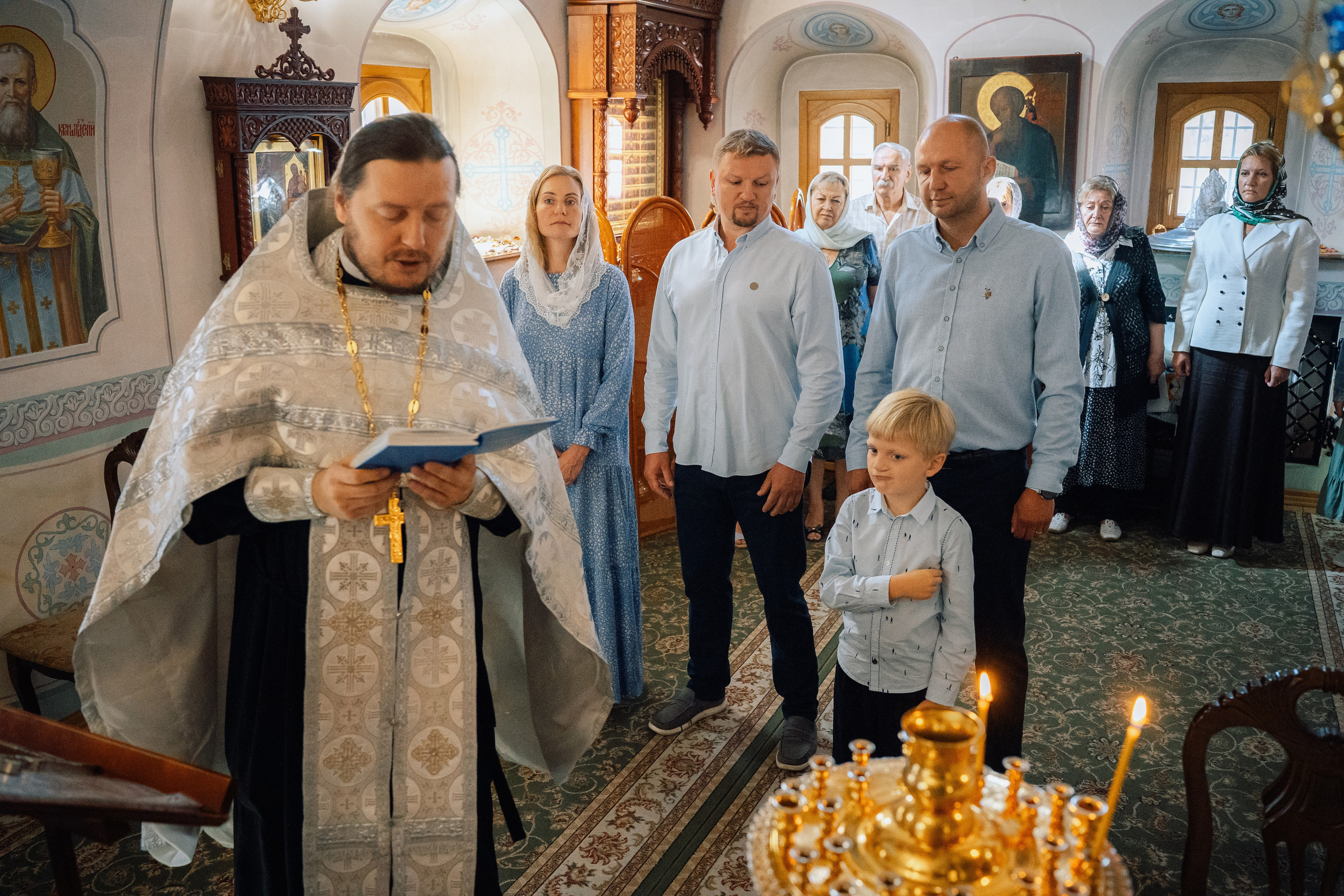 Крещение Марка. Фотограф Казакова Анастасия