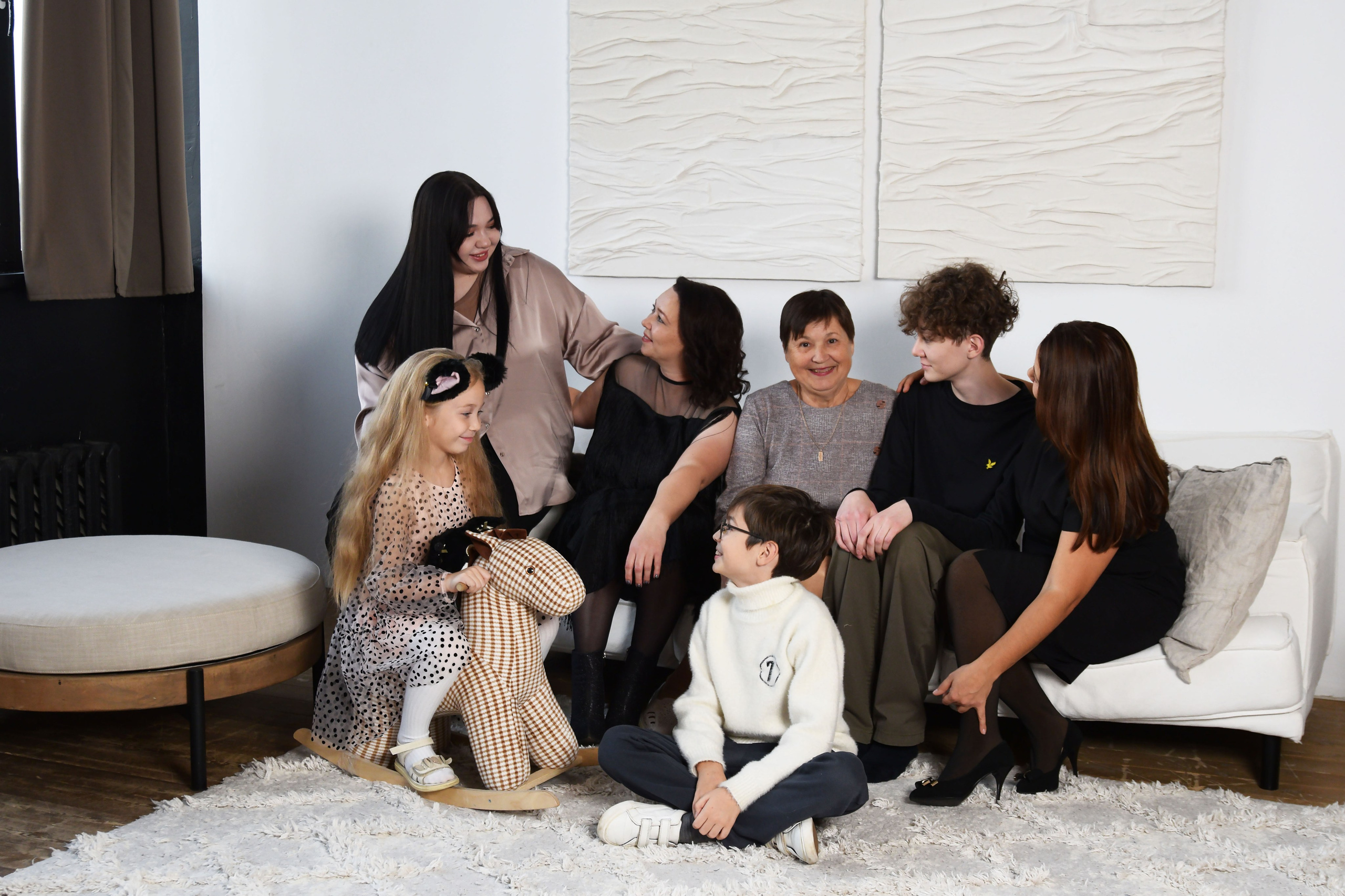 Наталья с семьей. Фотограф в Тольятти и Самаре Анастасия