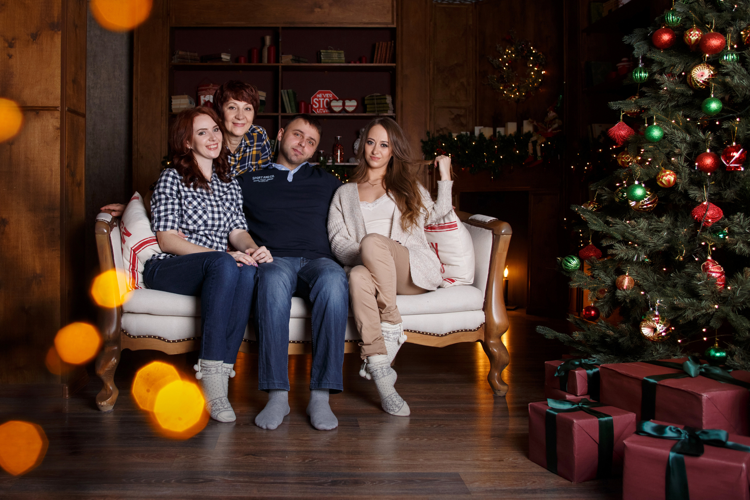 Новогодняя фотосессия. Марина Соколова. Контентный и семейный фотограф г. Красноярск