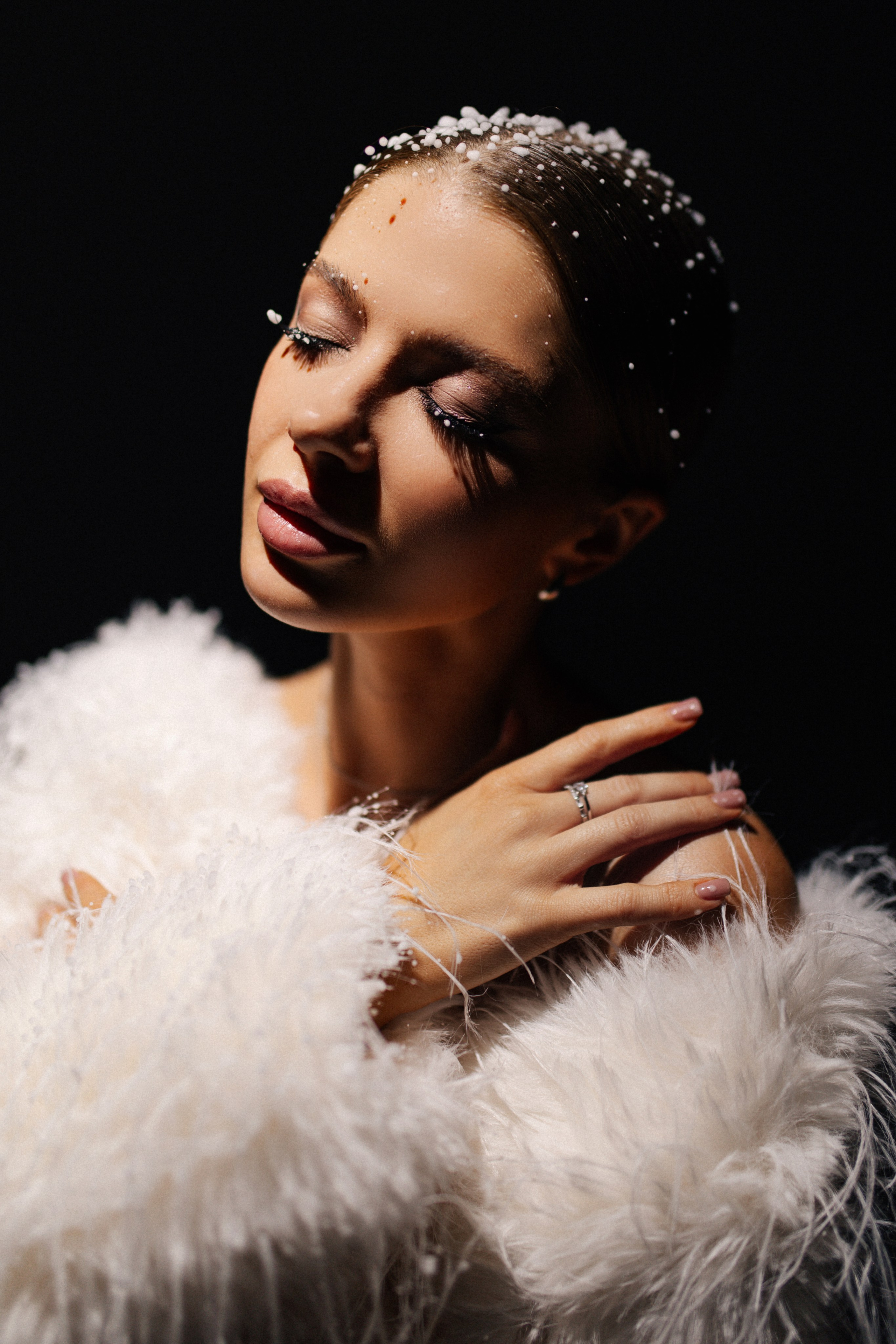 Вика/Снег. Брысина Алёна/ фотограф Петрозаводск, Карелия