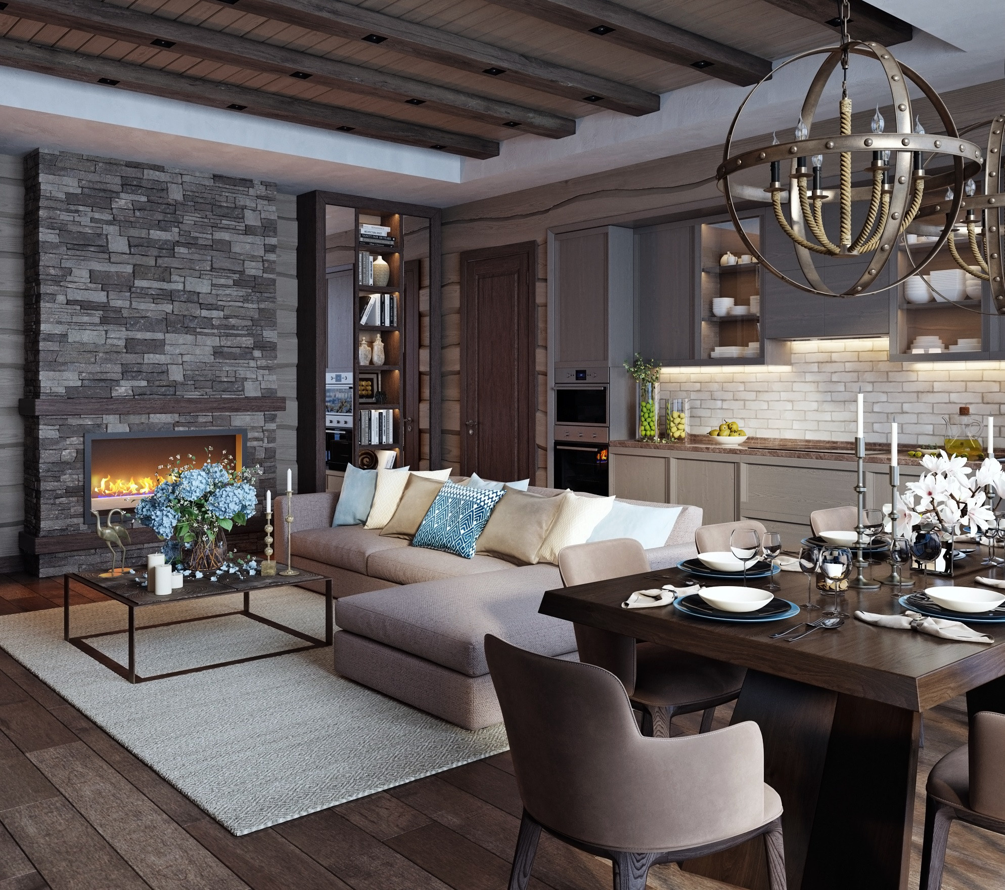 Дизайн дома у моря, Сочи. Дизайн интерьера деревянных домов