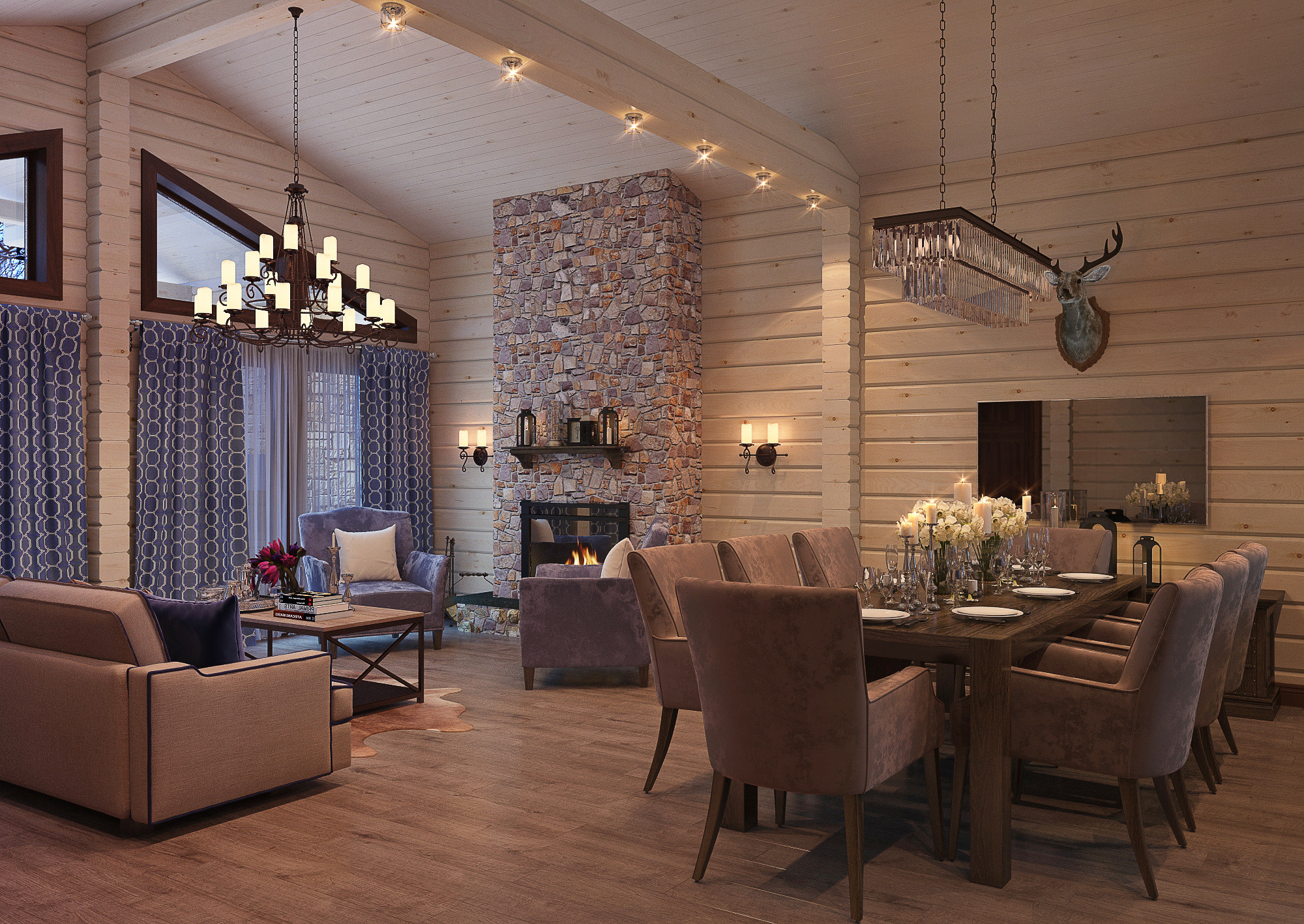 Дизайн бани на Новой Риге. Дизайн интерьера деревянных домов