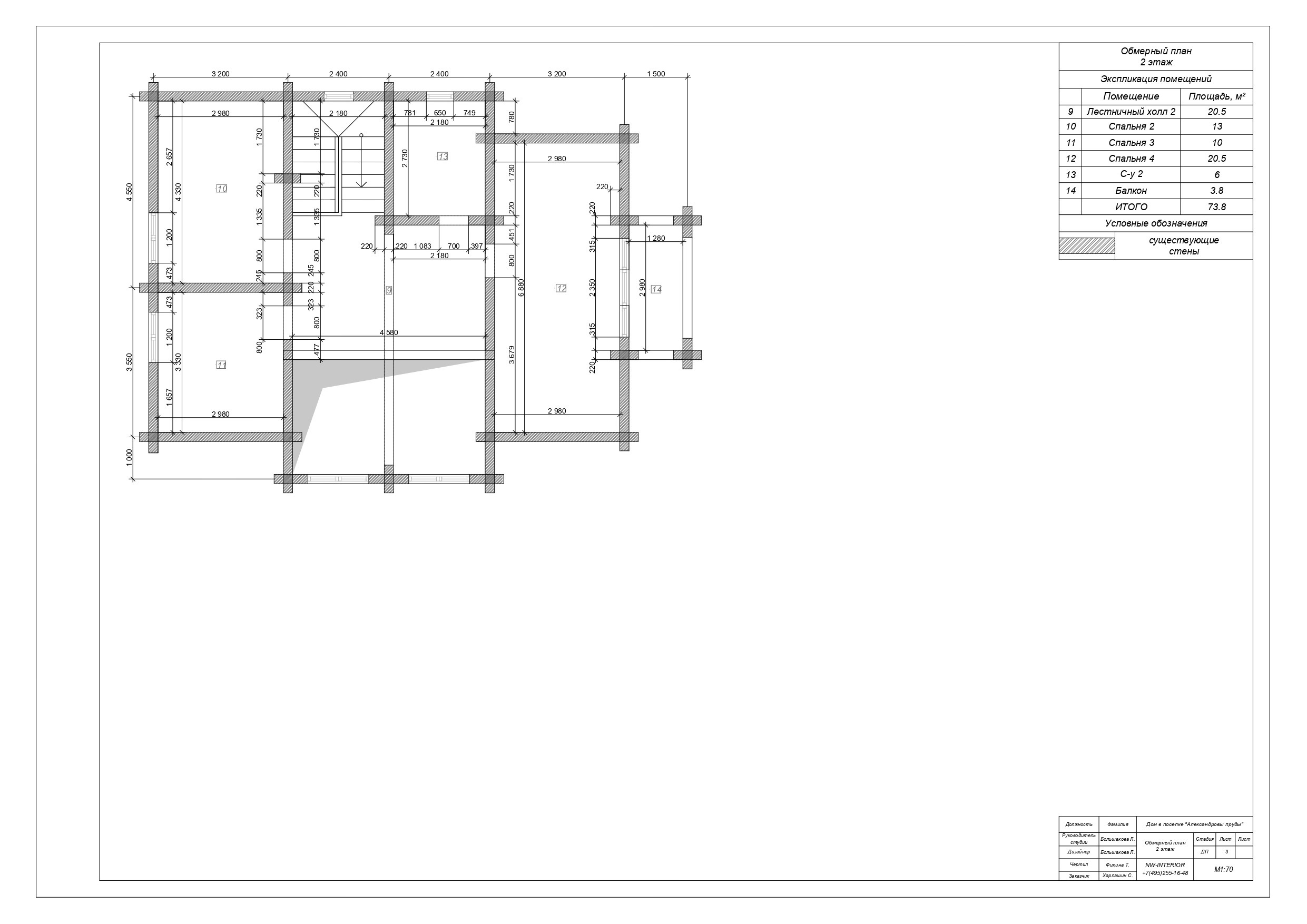 Образец дизайн-проекта. Дизайн интерьера деревянных домов