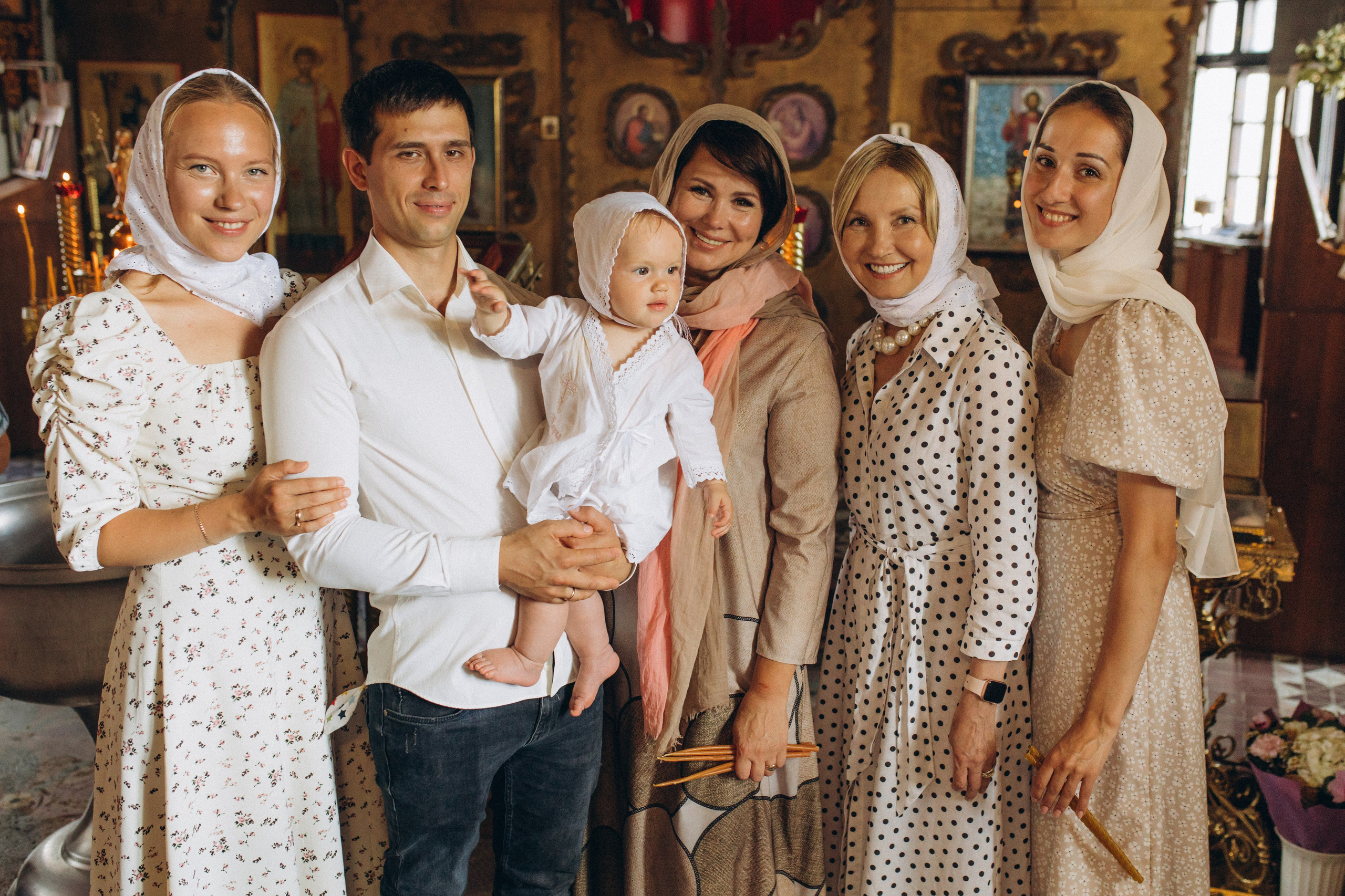 Крещение Марии. Семейный фотограф в Обнинске