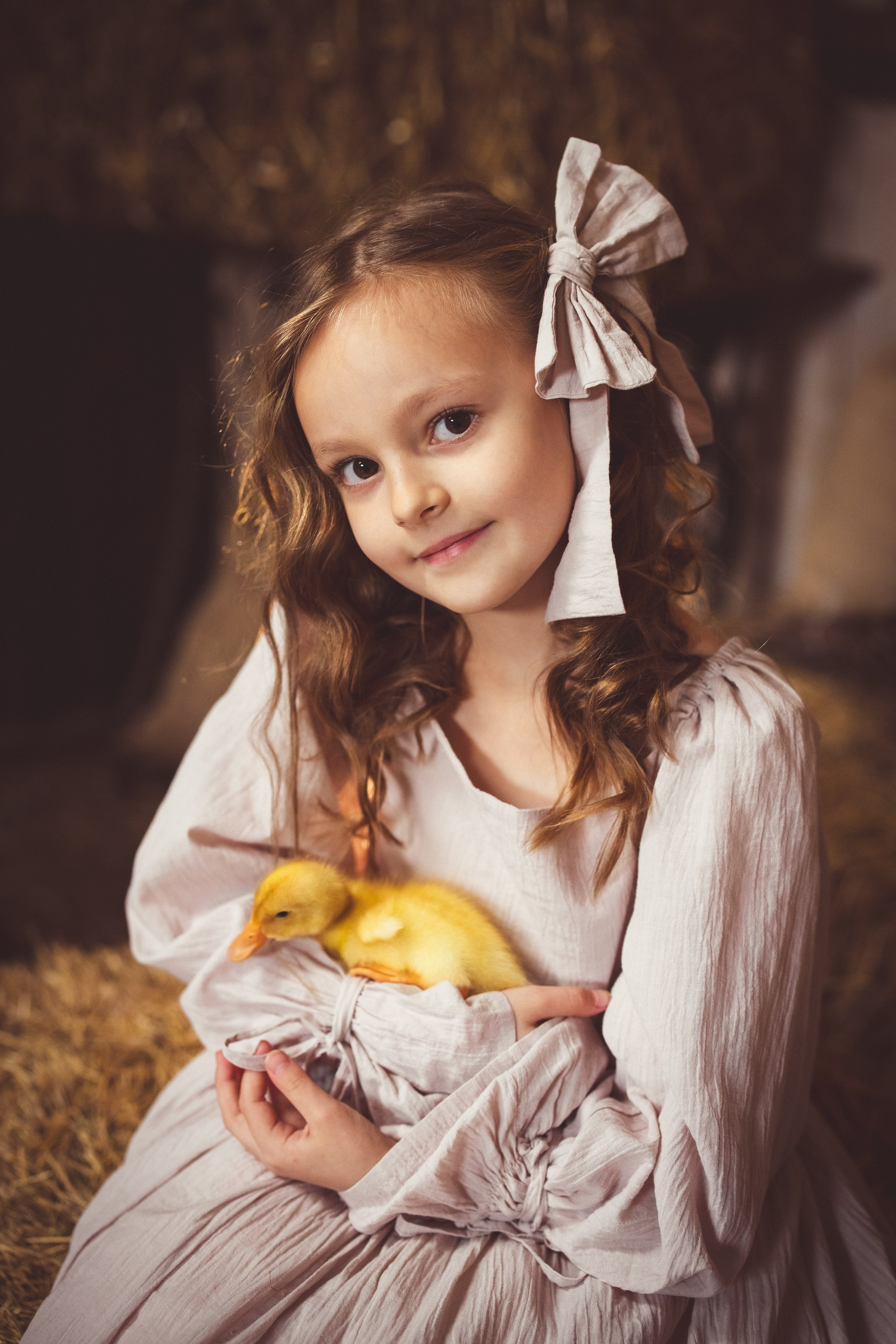 Пасхальный фотопроект с козочкой и утятами, в фотостудии «Эль» 2024 г. Семейный и детский фотограф в Краснодаре Анна Трашкова