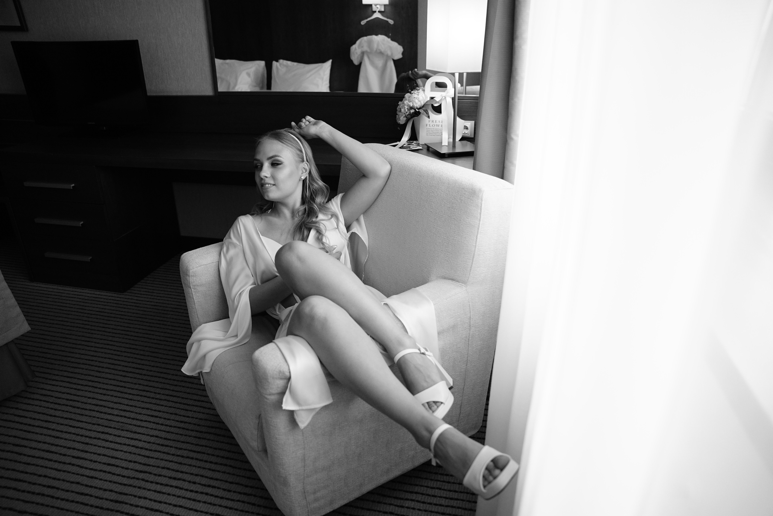 Никита и Галина чб. Свадебный фотограф в Самаре Анна Ковалева