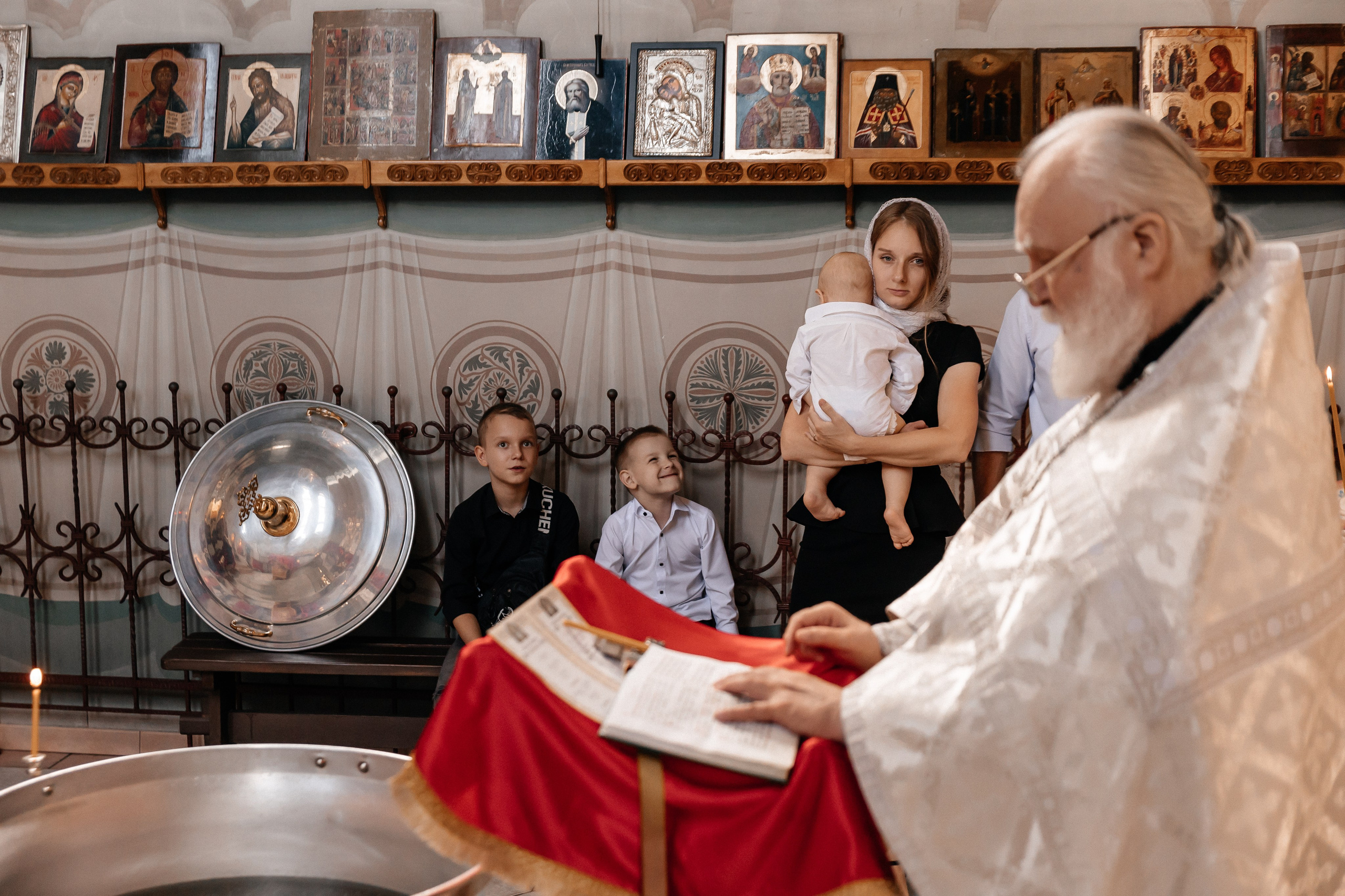 Крещение Леши. Семейный фотограф Минск Усова Ольга
