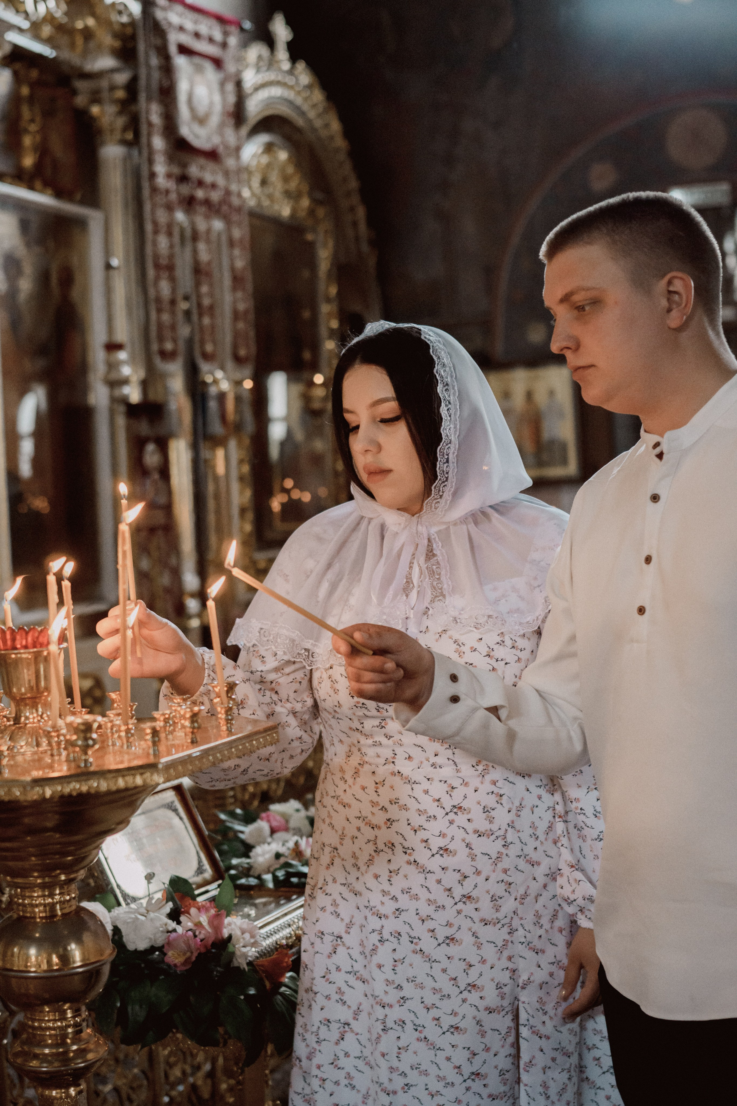 Крещение в Свято-Георгиевском монастыре. Семейный фотограф и видеограф Алёна Ким