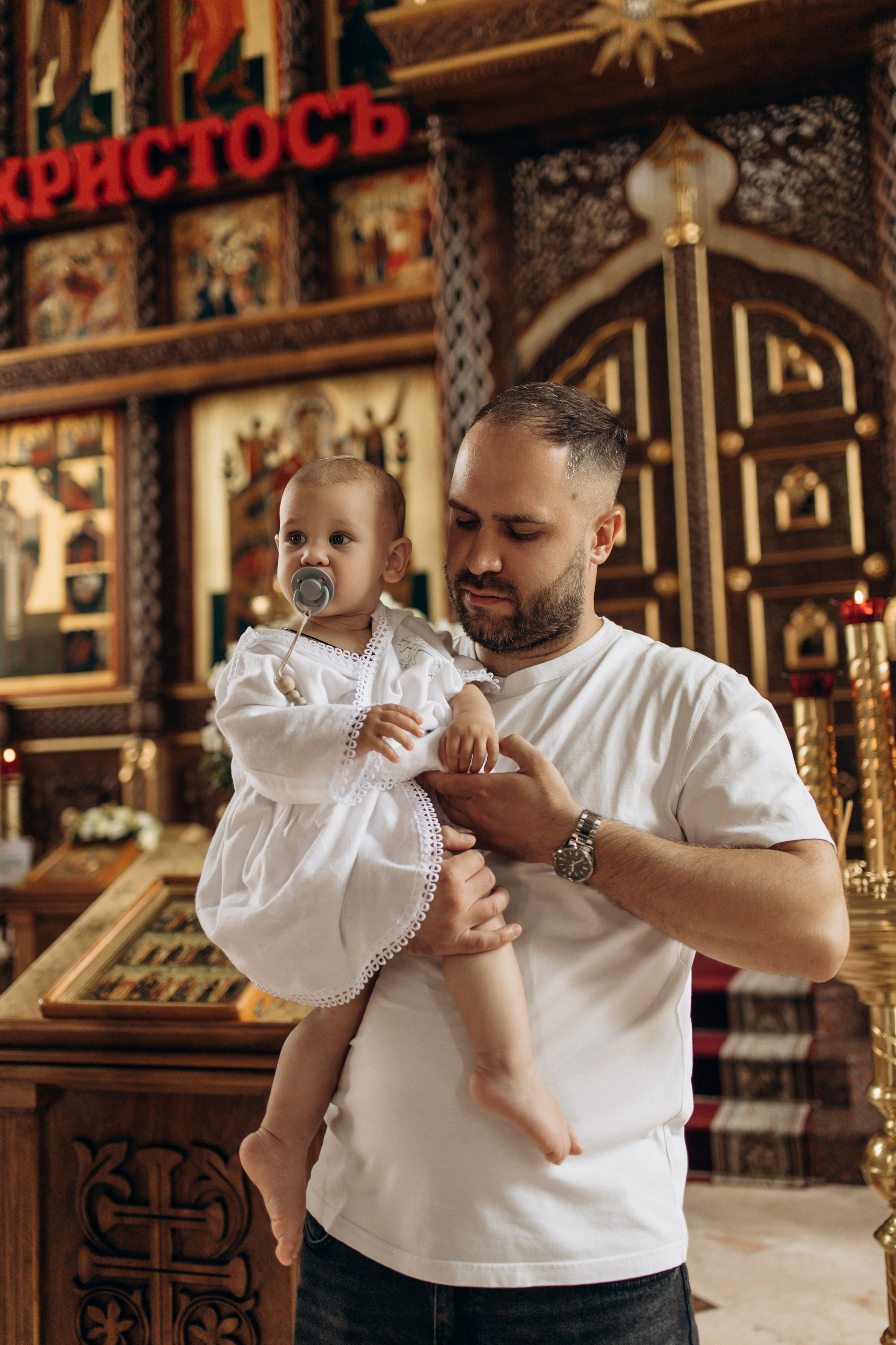 Крещение Радмира. Самый теплый фотограф в Краснодаре Рябоконь Ксения
