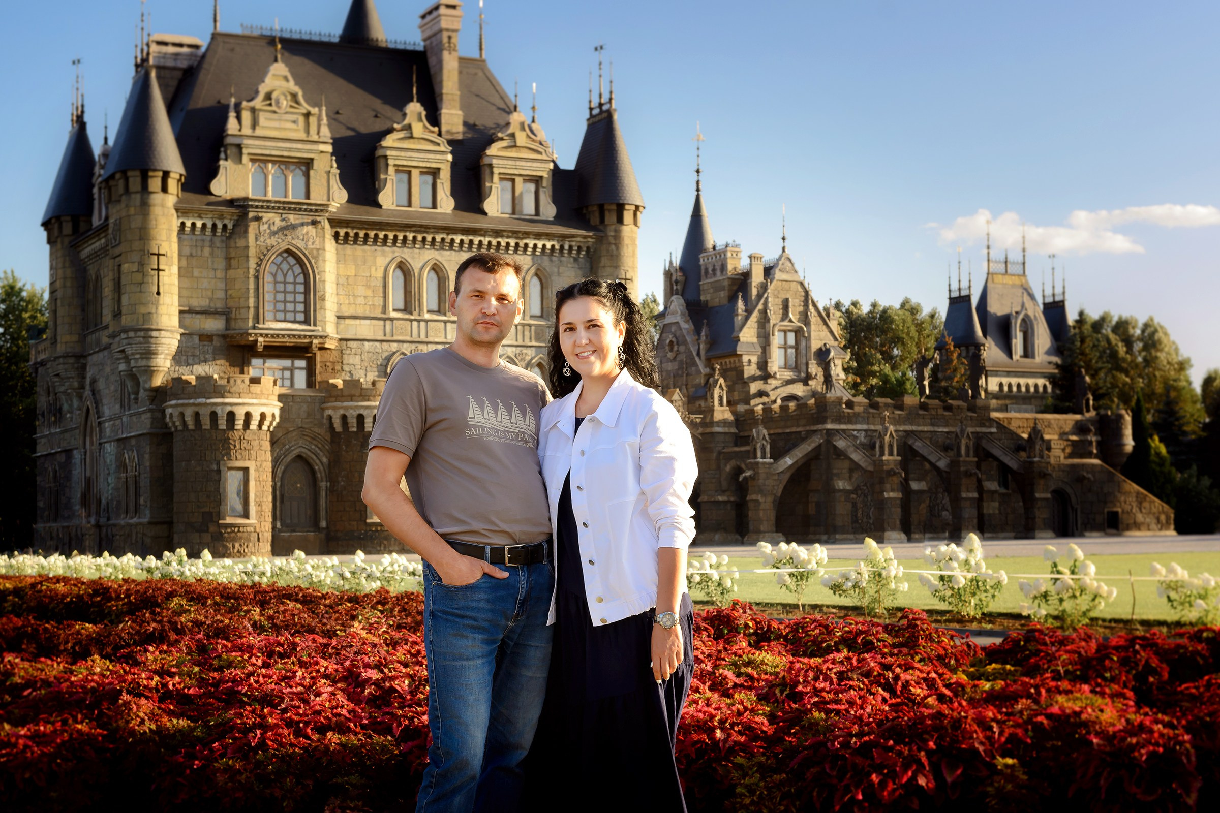 Семейная фотосессия у Замка Гарибальди. Фотограф Оксана Сафонова г. Тольятти