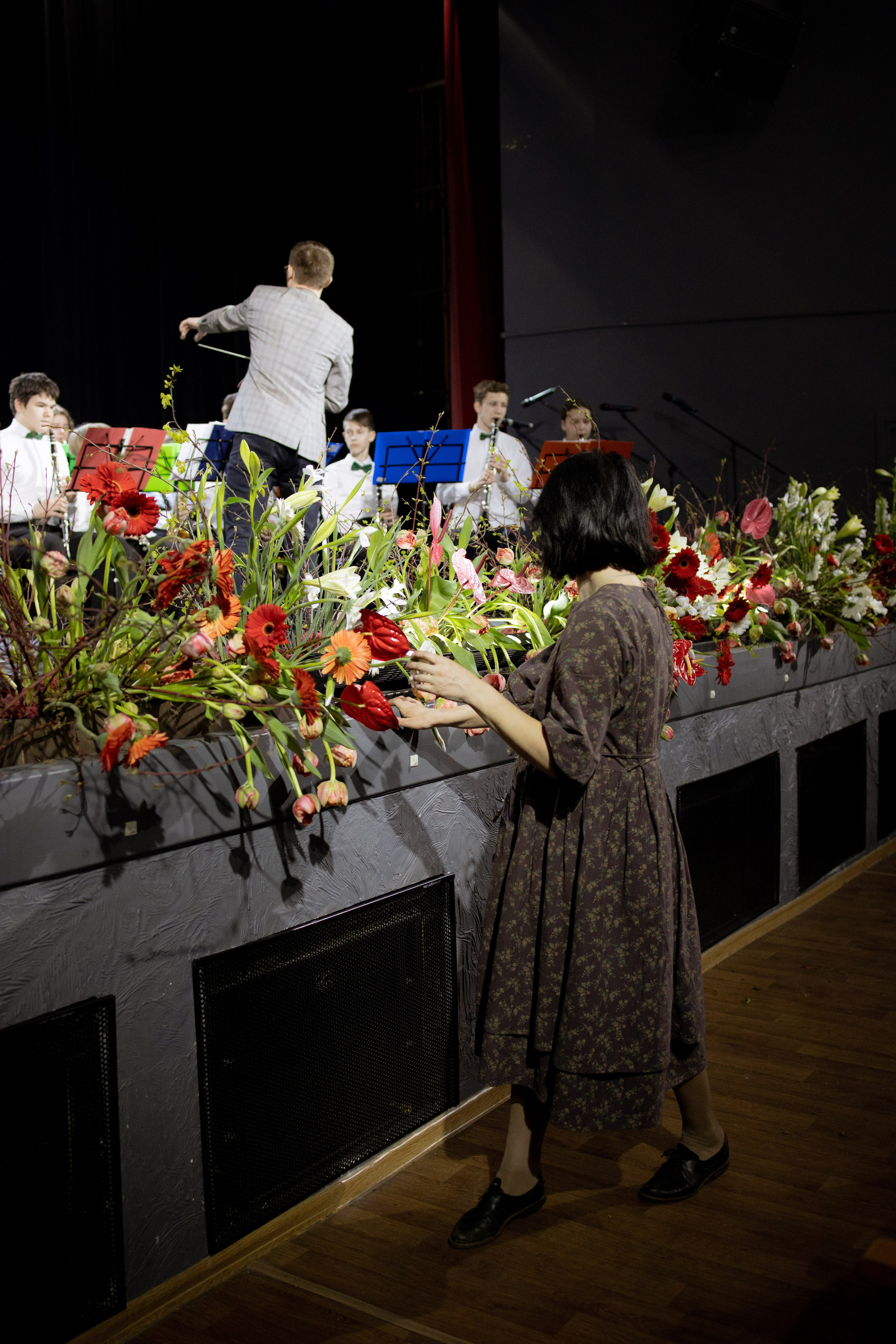 Оформление Отчетного концерта Музыкальной школы Глазунова. Оформление свадеб, декор свадеб Вера Маркова, Москва