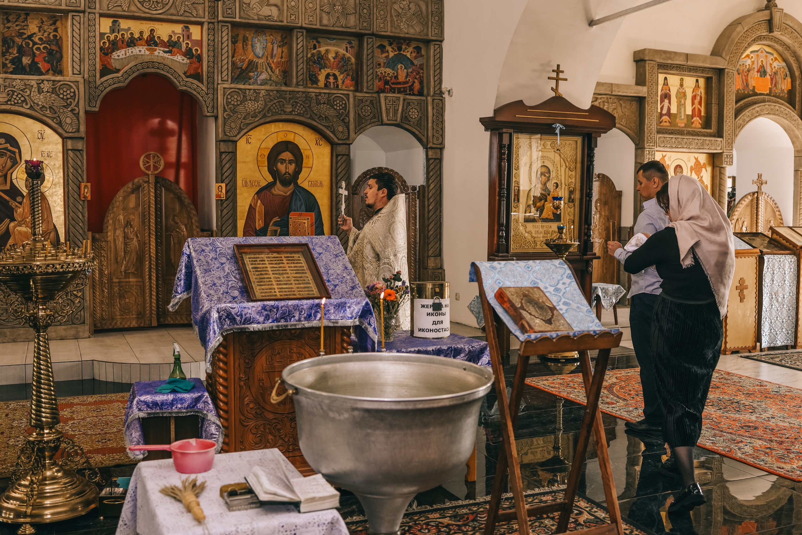 Крестины Льва. Свадебный и семейный фотограф в Воронеже Ксения Воротникова