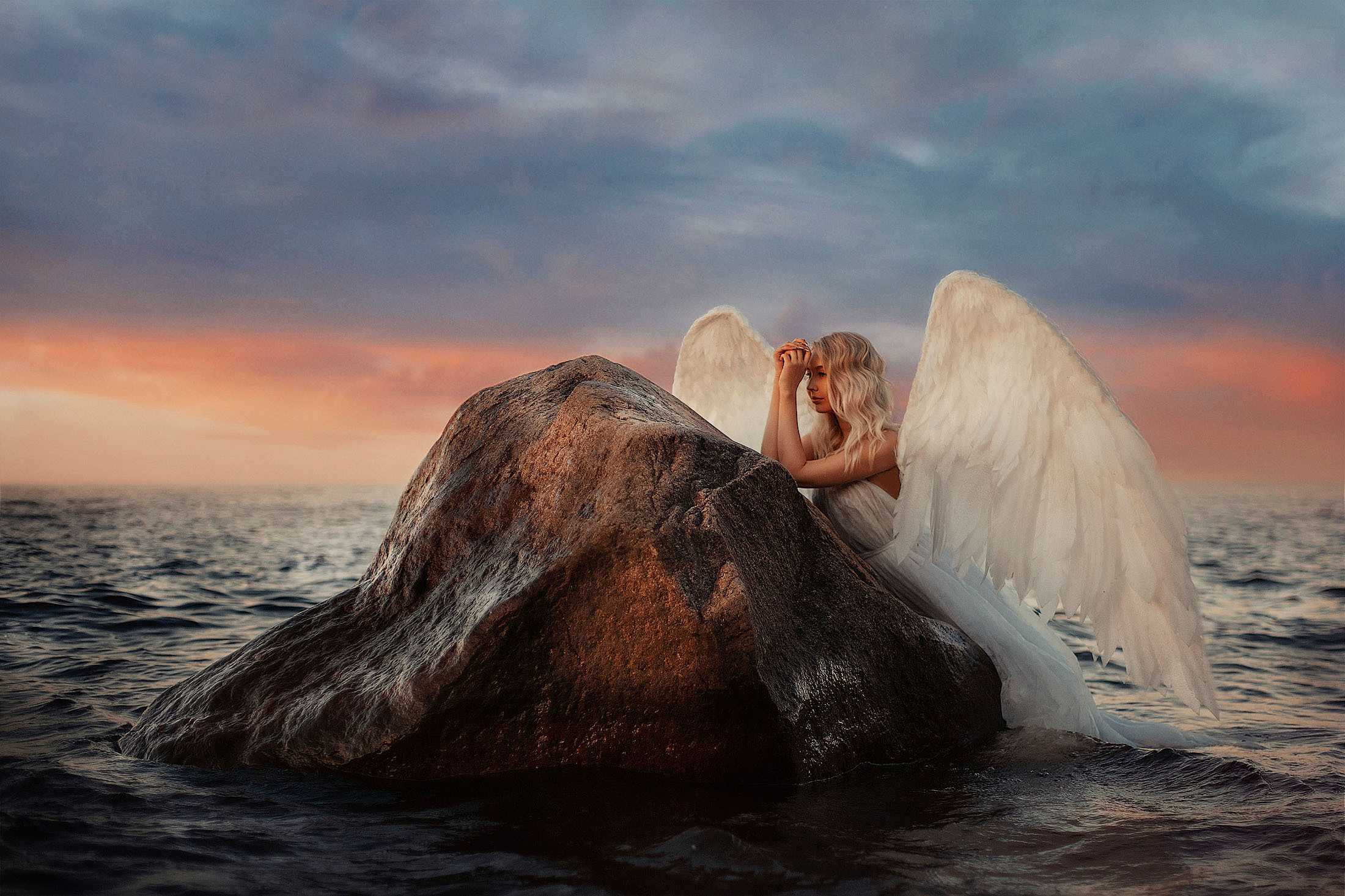 Фотосессия в образе ангела для Анастасии. Фотограф в Санкт-Петербурге и Ленинградской области Катя Нугу