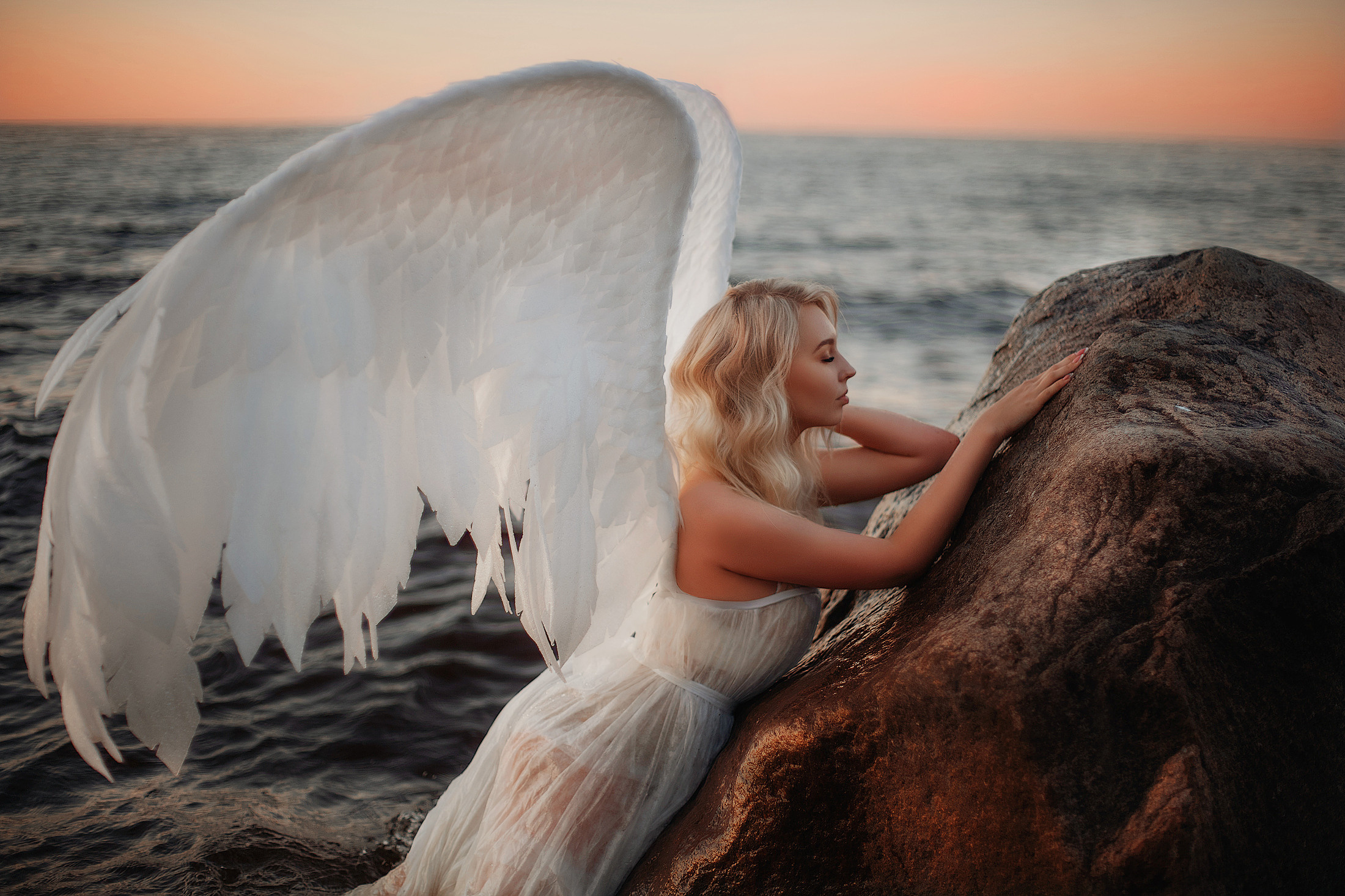 Фотосессия в образе ангела для Анастасии. Фотограф в Санкт-Петербурге и Ленинградской области Катя Нугу