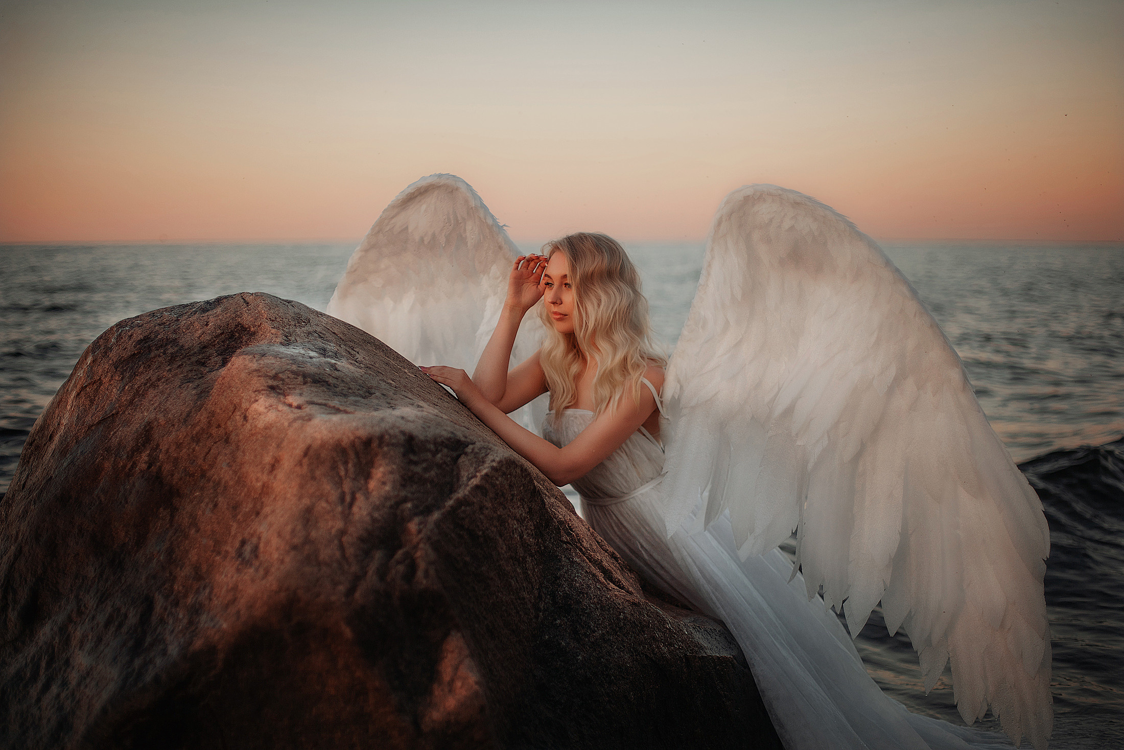 Фотосессия в образе ангела для Анастасии. Фотограф в Санкт-Петербурге и Ленинградской области Катя Нугу