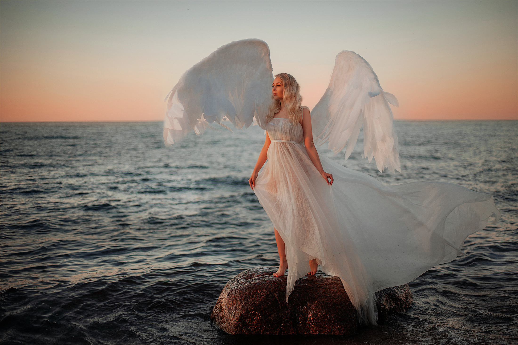 Фотосессия в образе ангела для Анастасии. Фотограф в Санкт-Петербурге и Ленинградской области Катя Нугу