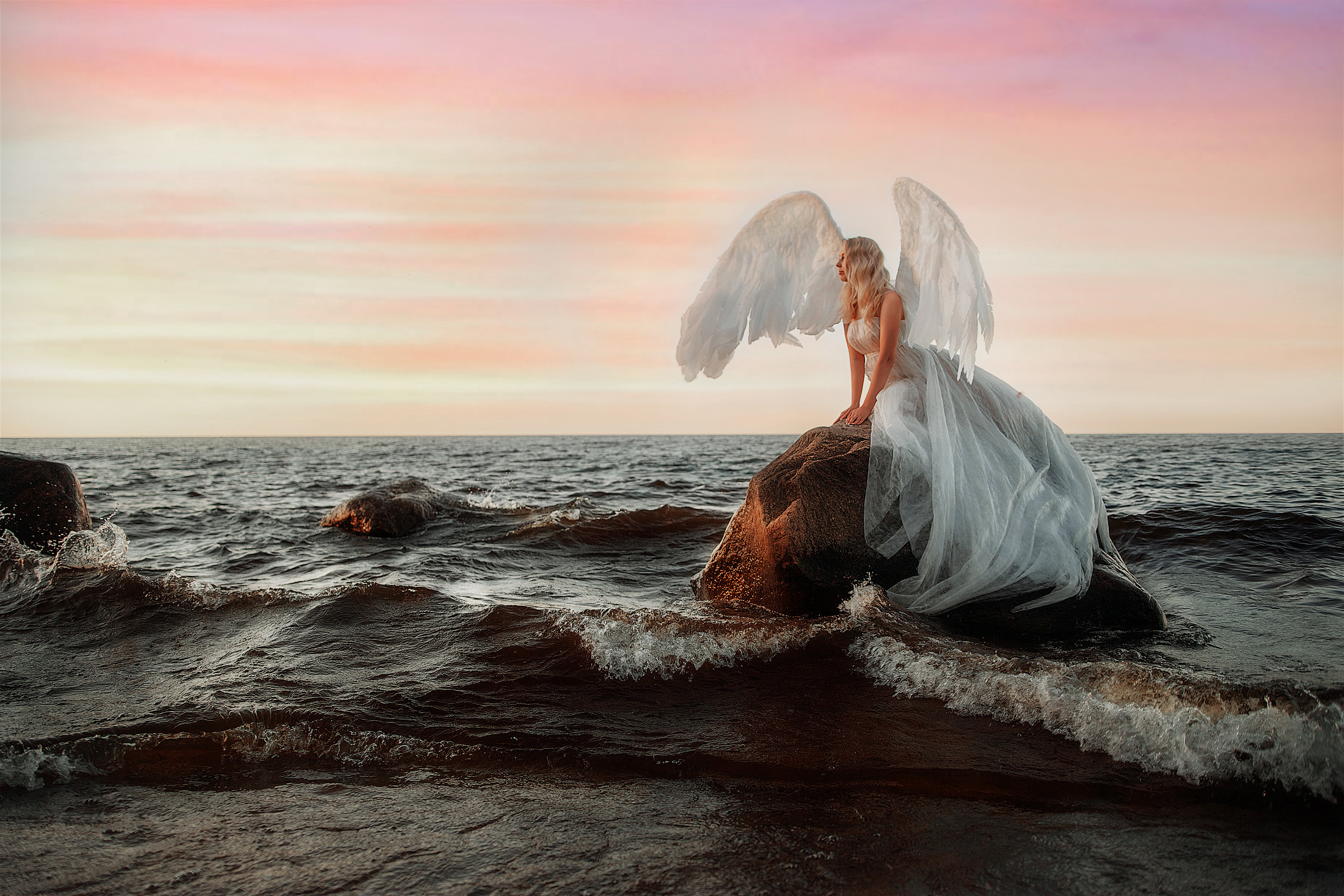 Фотосессия в образе ангела для Анастасии. Фотограф в Санкт-Петербурге и Ленинградской области Катя Нугу