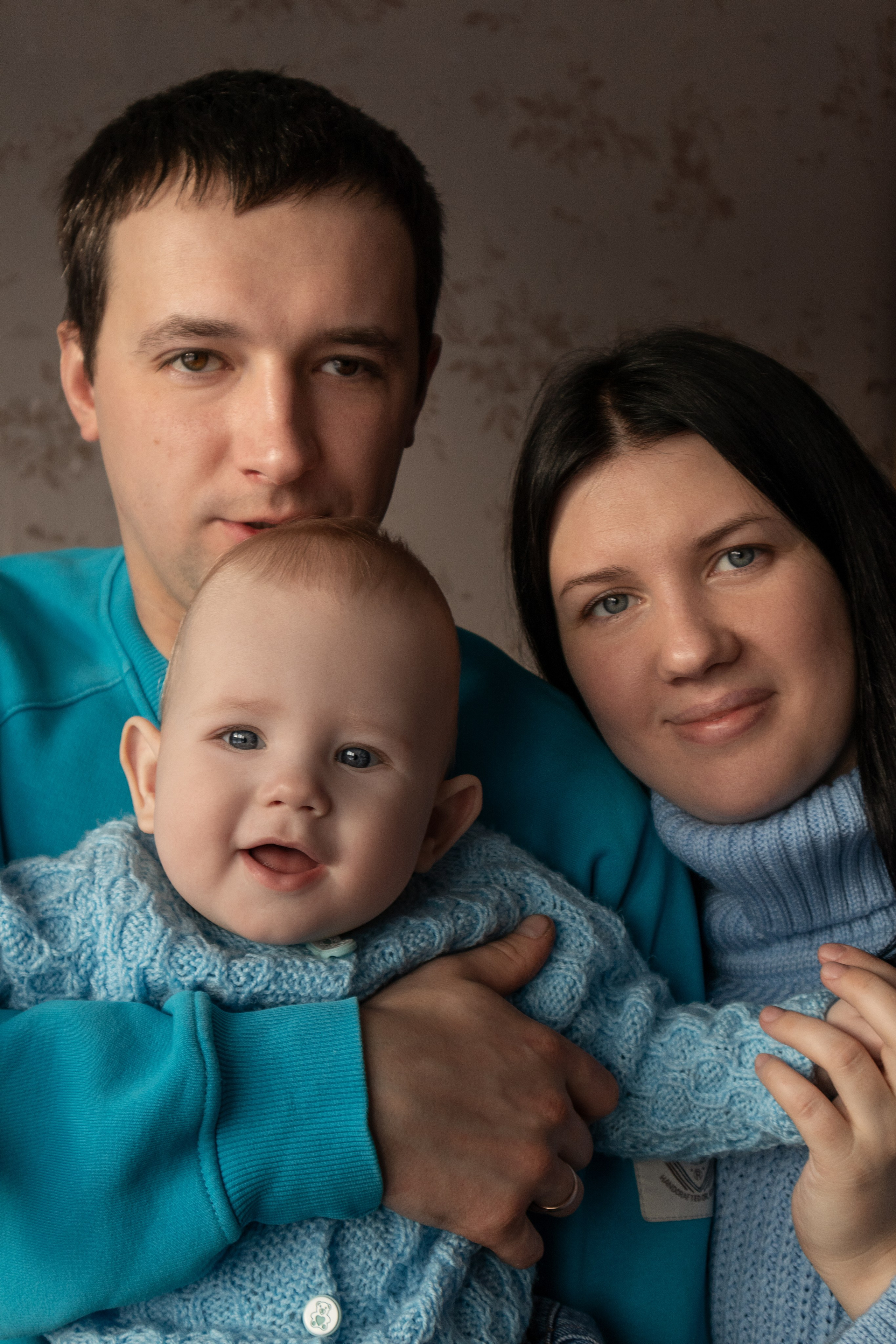 Евгения, Борис и Левушка (домашняя). Детский и семейный фотограф Юлия Полянина