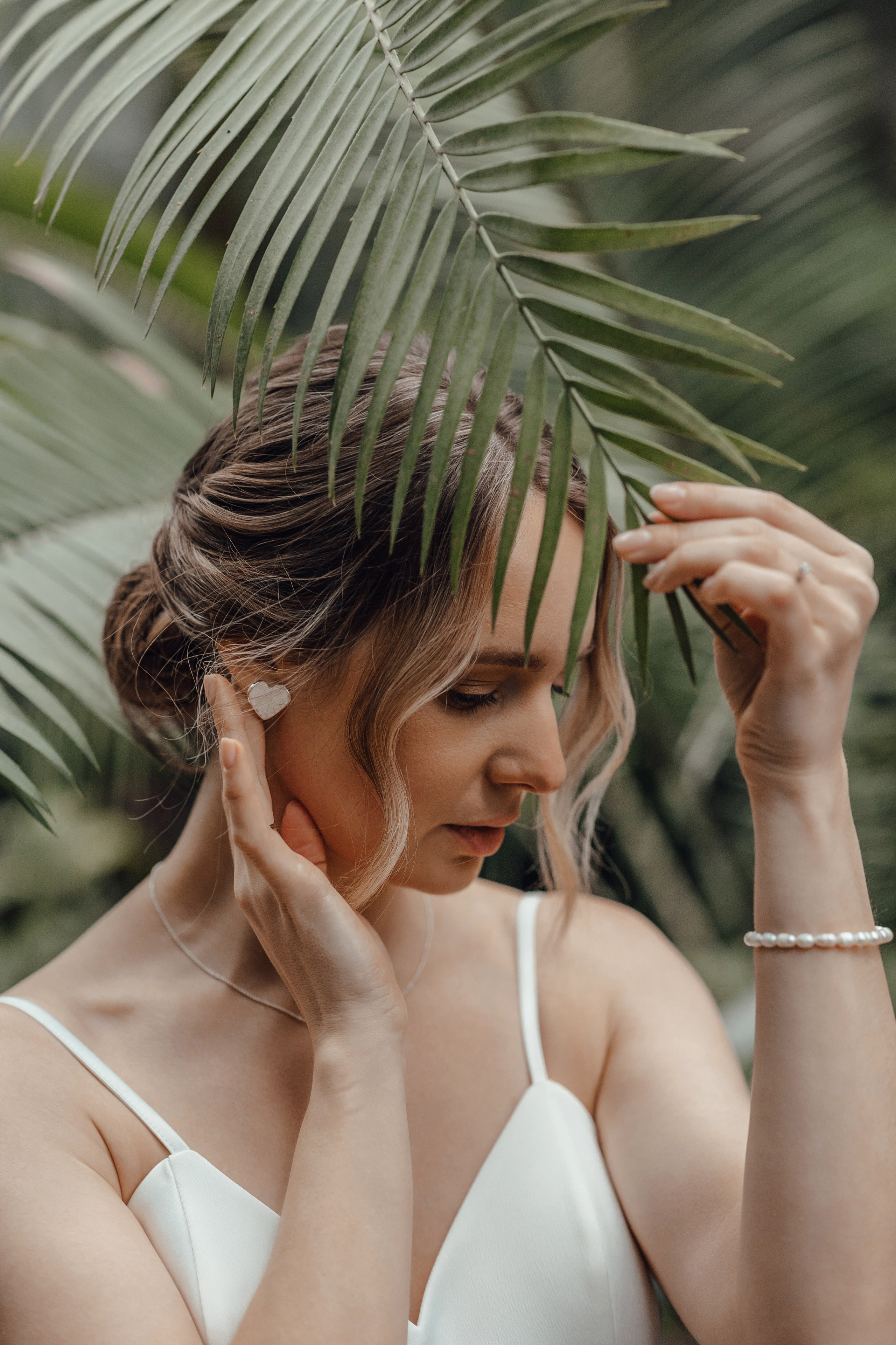 Свадебная фотосессия в оранжерее в Москве