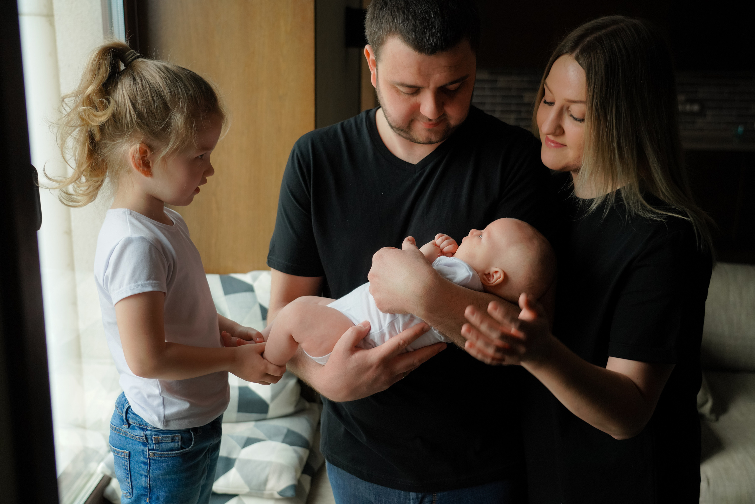 Семейные домашние. Фотограф новорожденных, детский и семейный фотограф Алла Шостак