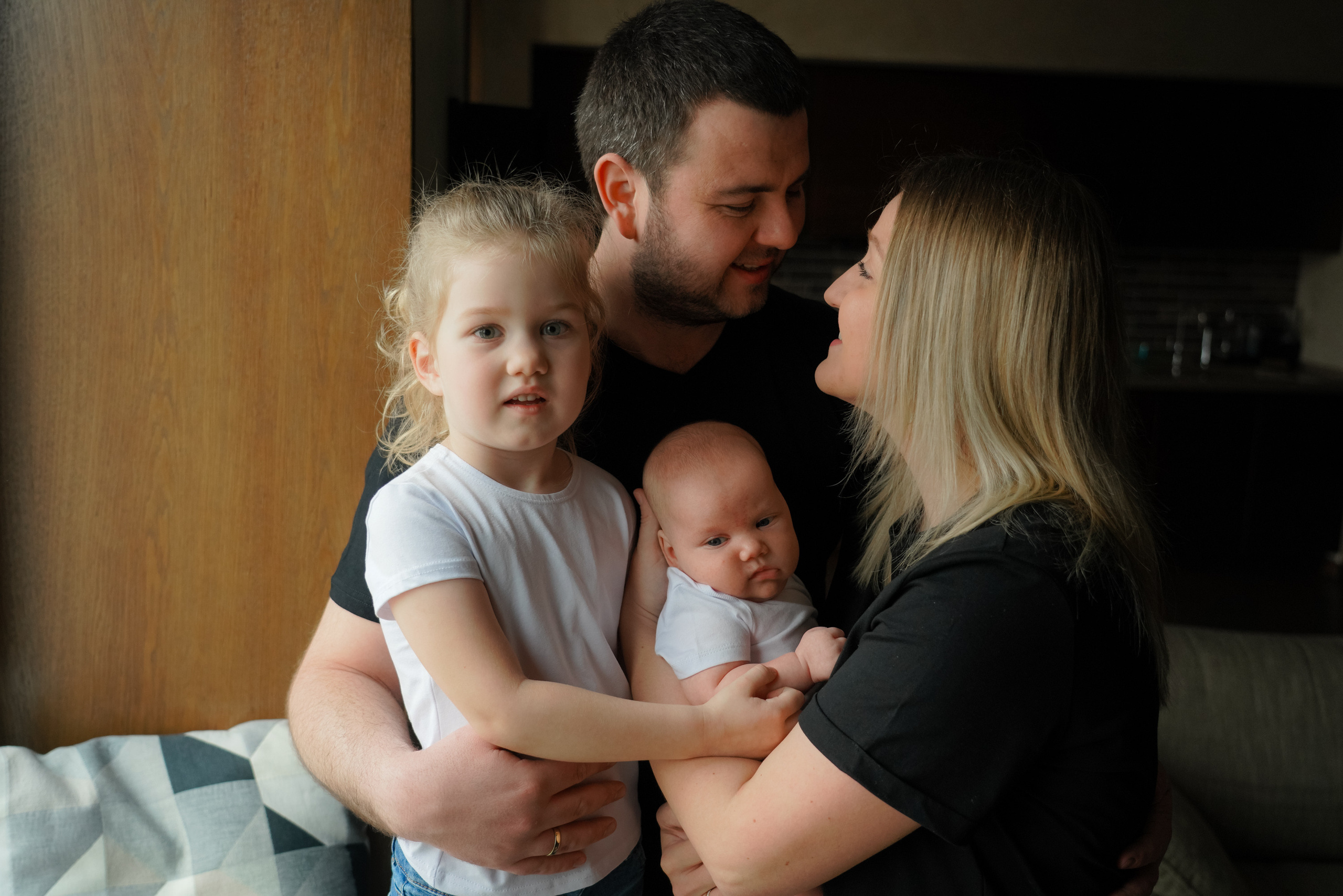 Семейные домашние. Фотограф новорожденных, детский и семейный фотограф Алла Шостак