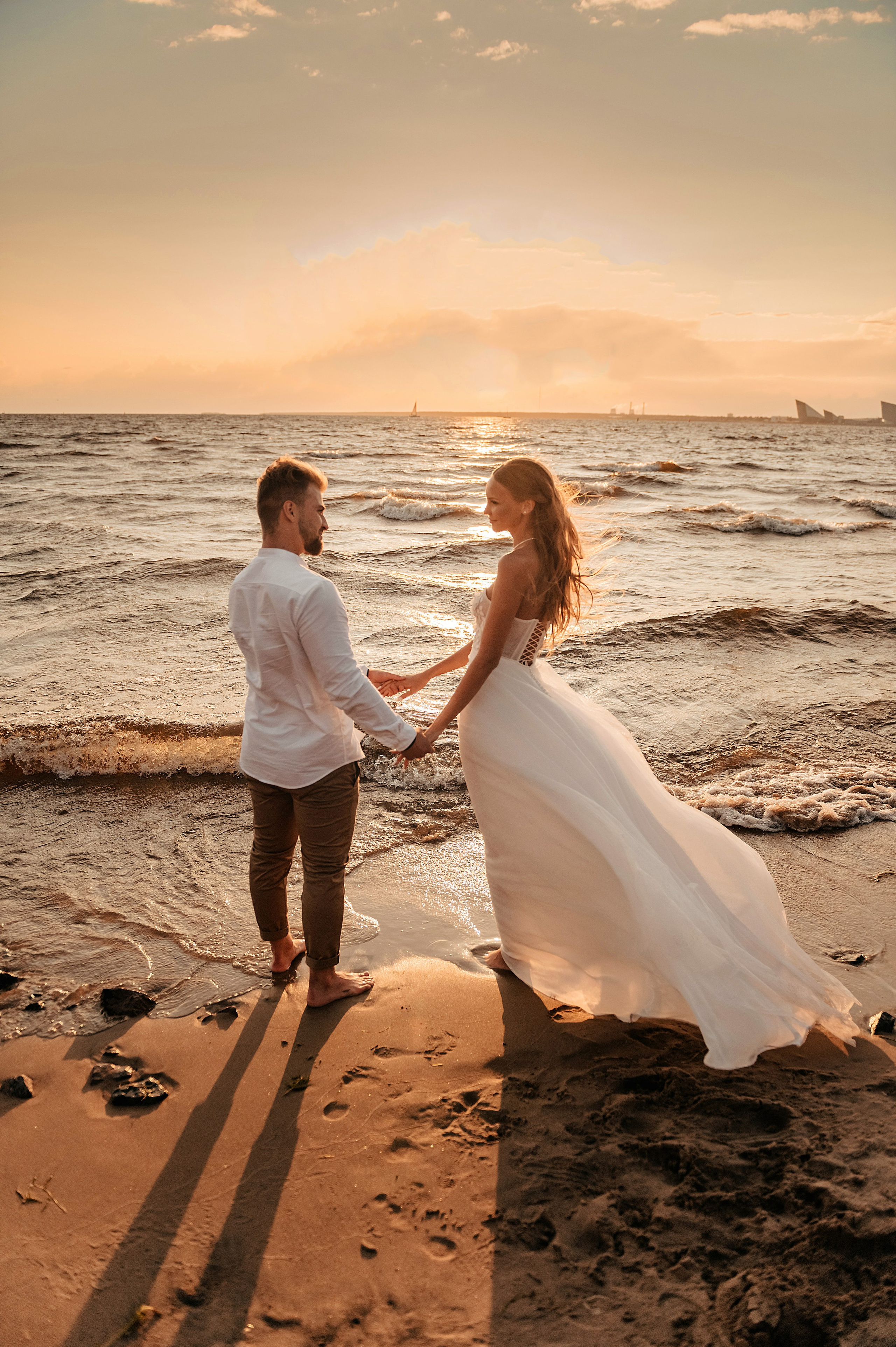 Свадебная съемка на финском заливе. Фотограф Москва и Видеограф Москва