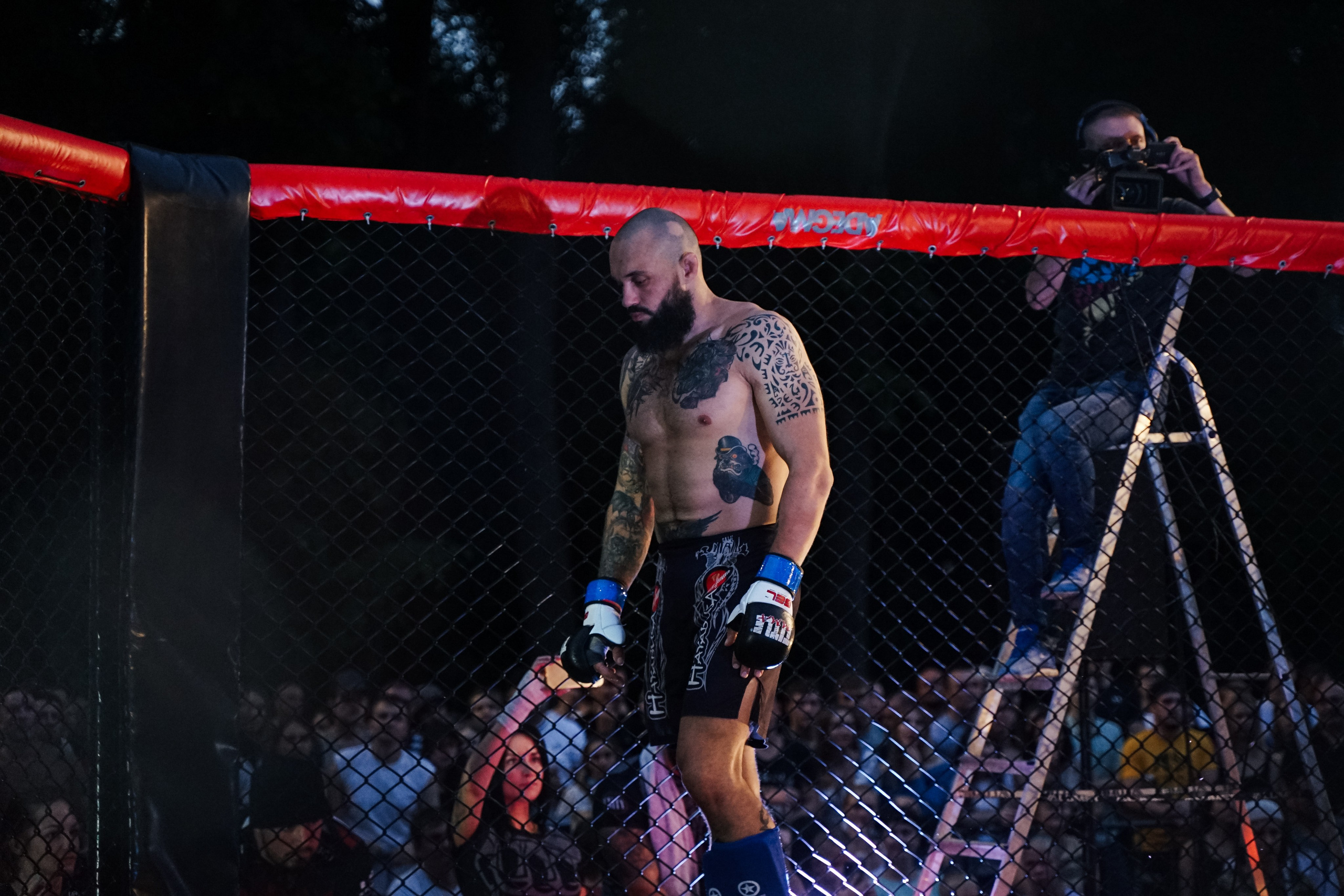 Вечер боев в ЦПКиО. Фотограф Надежда Погребняк | Рязань | Москва