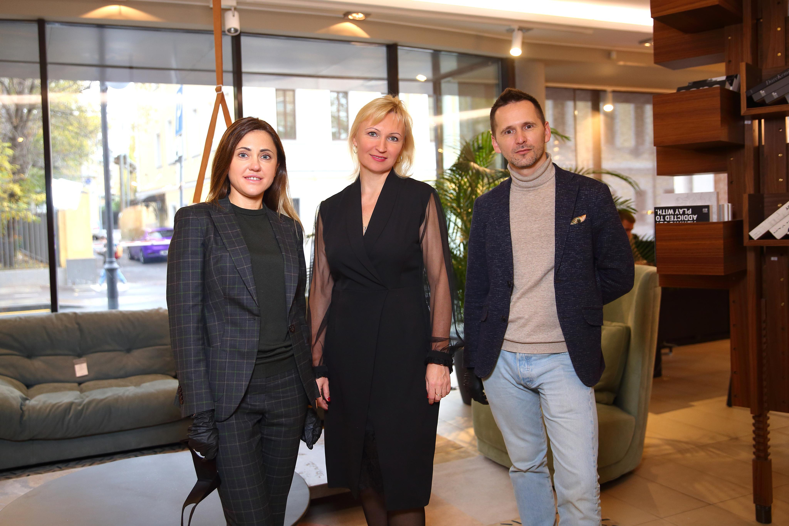 Съёмка для Трио-интерьер. Встреча известных дизайнеров. Фотограф ваших самых ярких событий в Москве и СПБ. Збронская Юлия