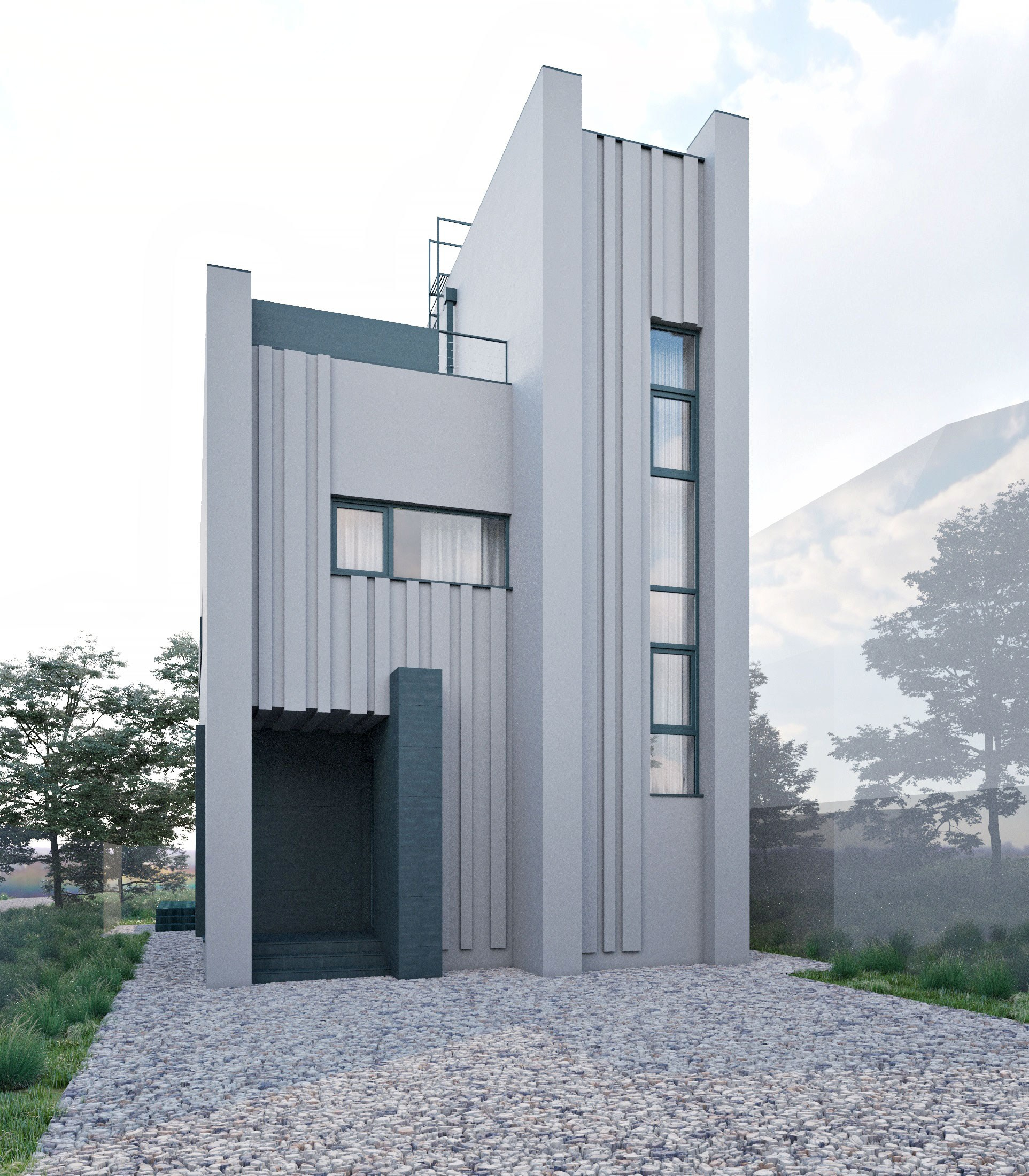 Wall_house. SAAS Селиванов Алексей Архитектурная Студия