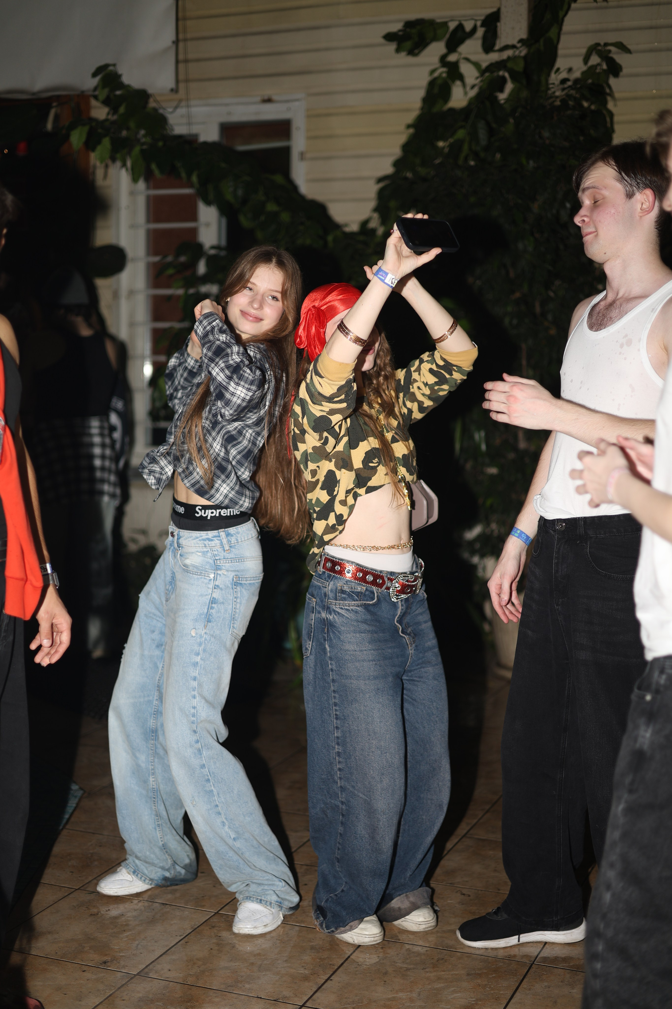 Student american-style party. Mintonov's Film Studio