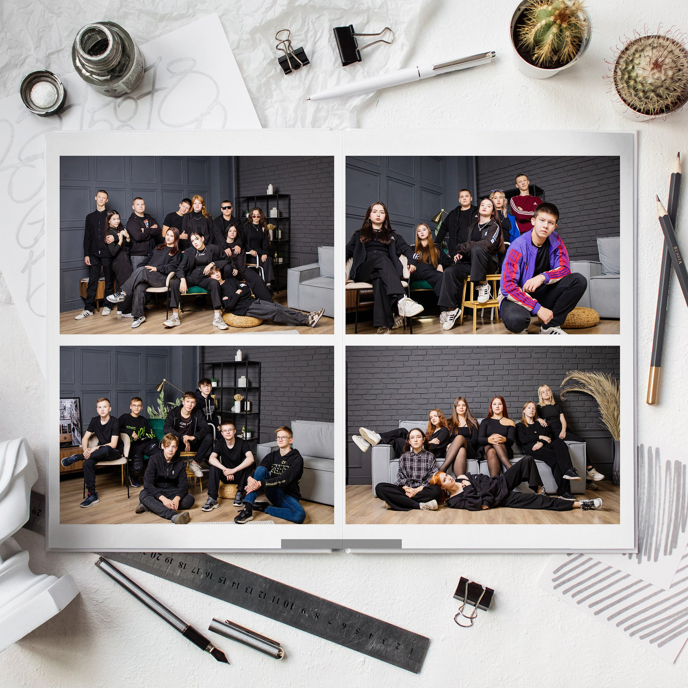 Студия черный 3000. Выпускные альбомы для садика и школы в Набережных Челнах