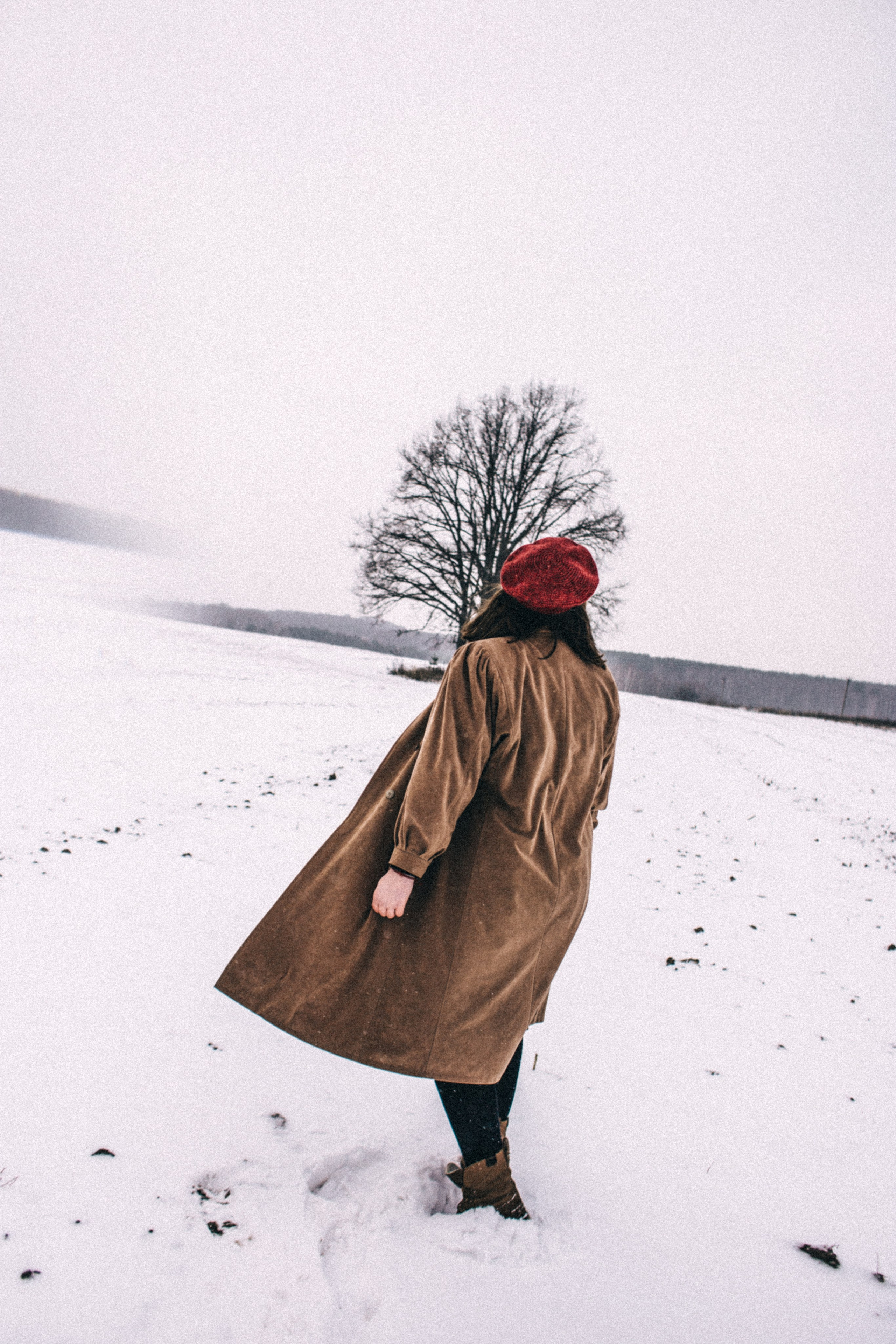 Олеся. Зимнее поле. Фотограф в Нижнем Новгороде