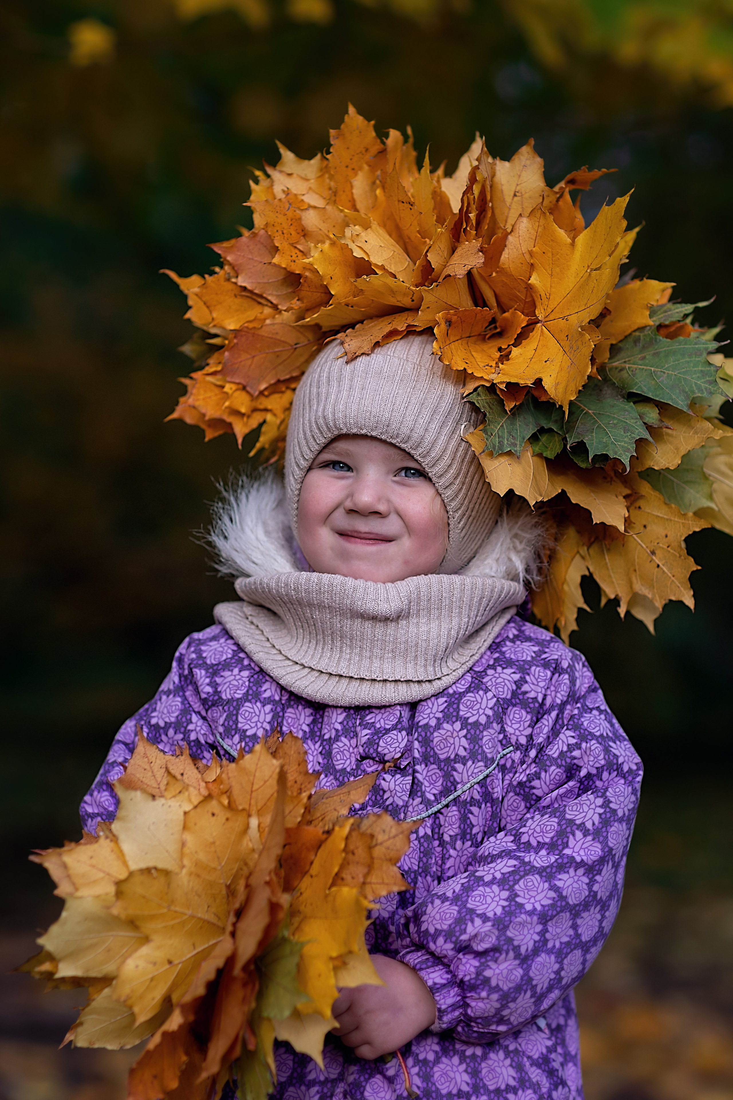 Осенняя прогулка_2024 + печать. Семейный фотограф в Санкт-Петербурге