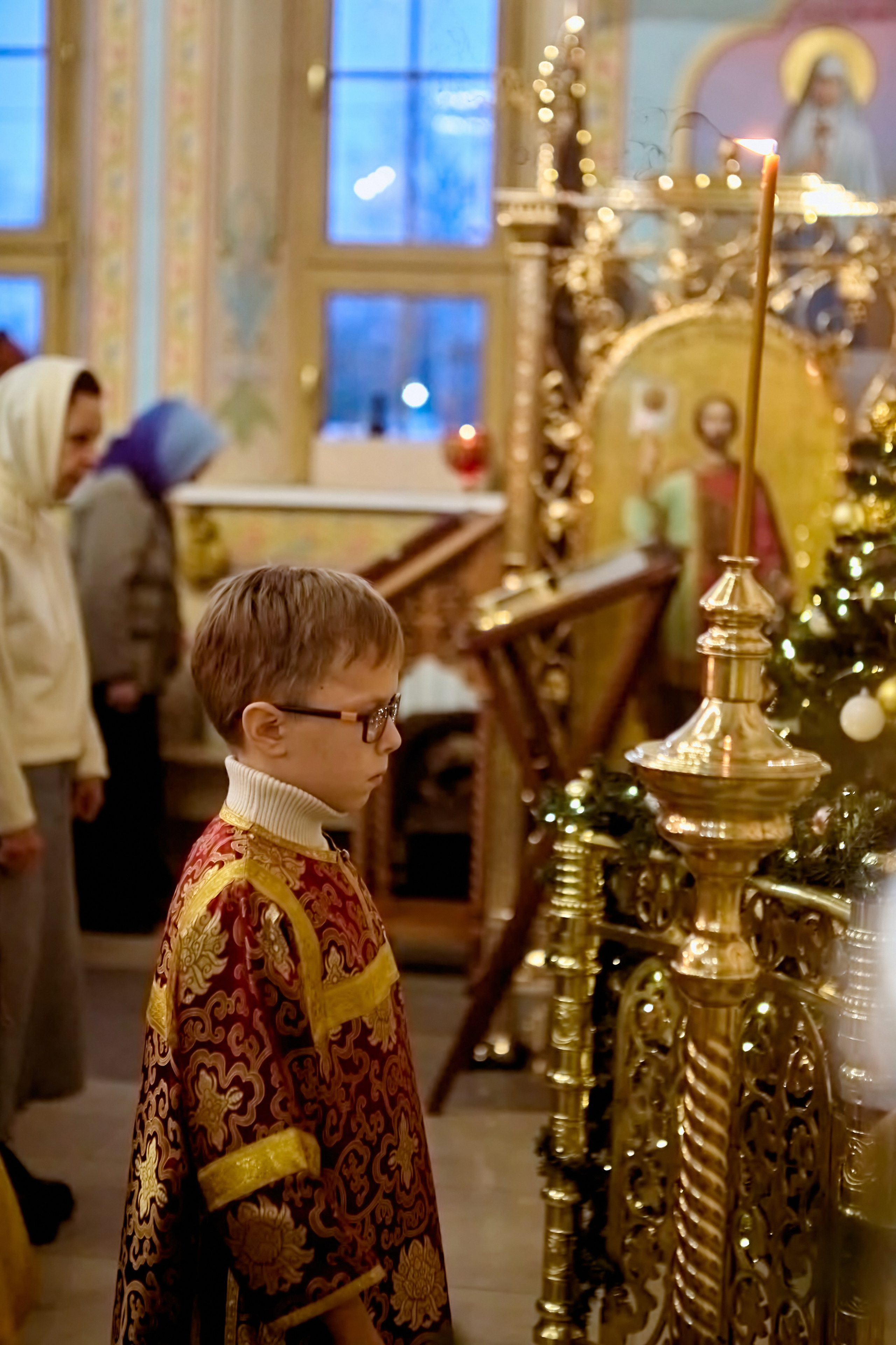 Воскресная Литургия в храме 12 января 2025 г