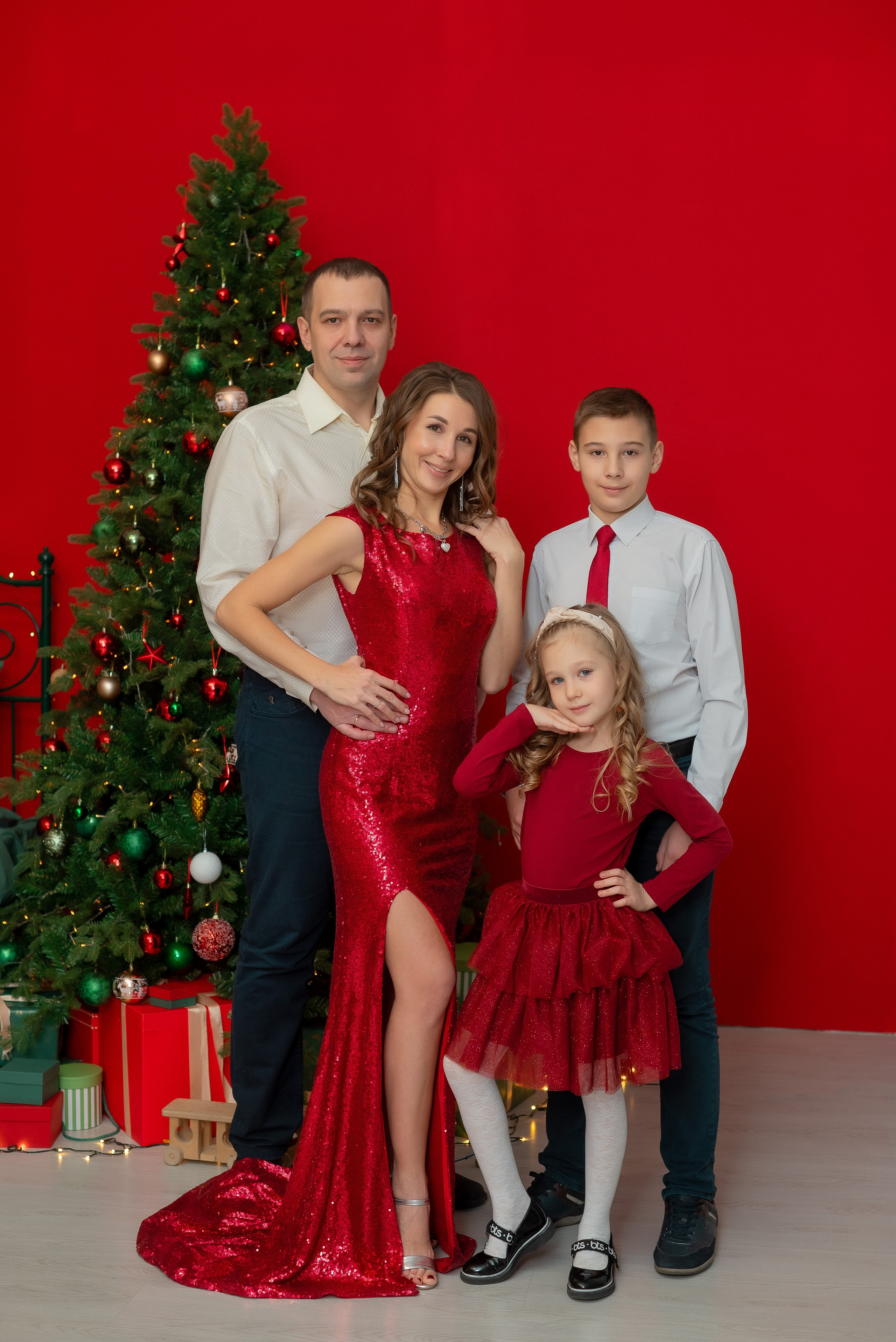 Новый год в студии. Фотографы Ивановы Краснодарский край