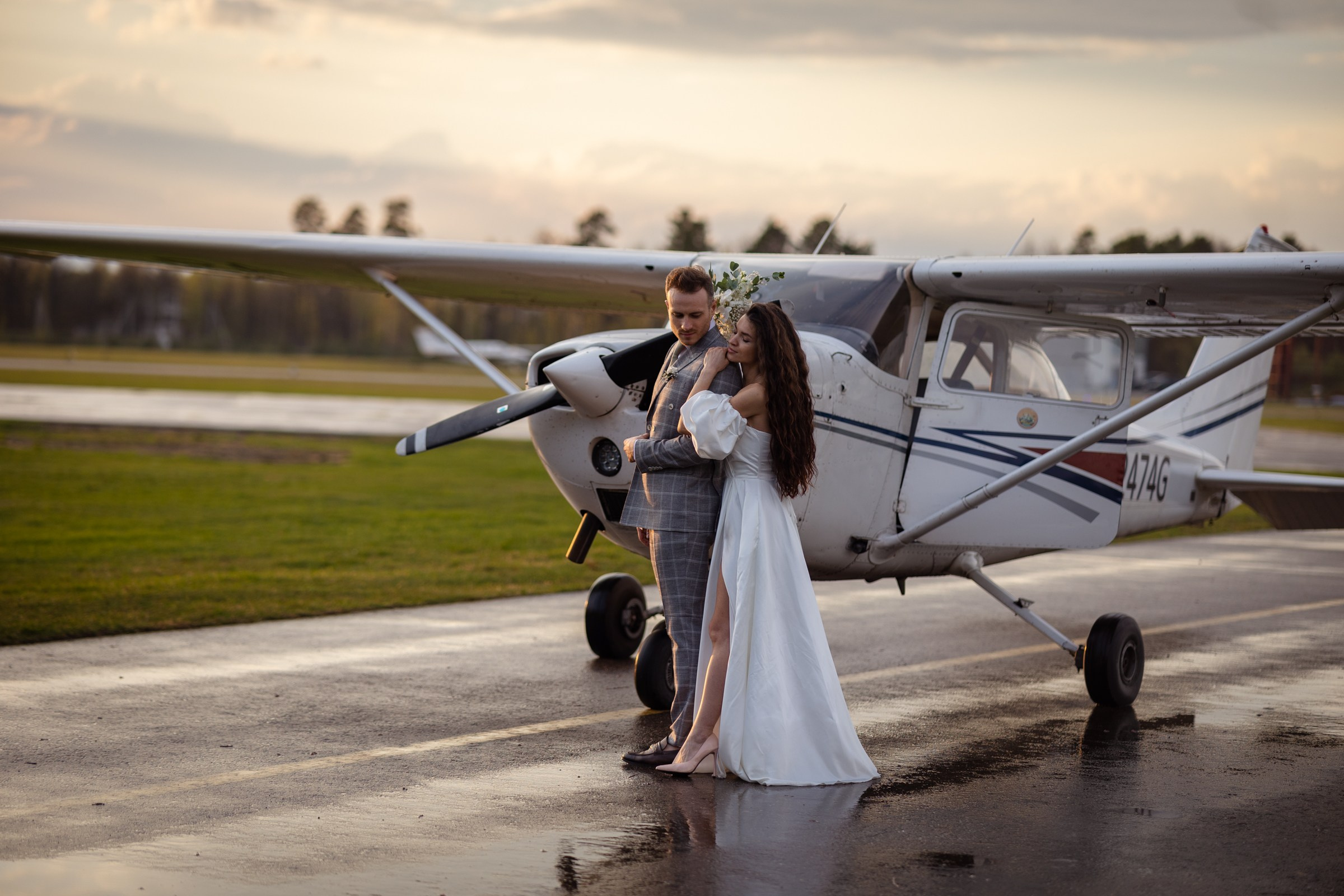 Аэродром. Свадебный фотограф в Москве