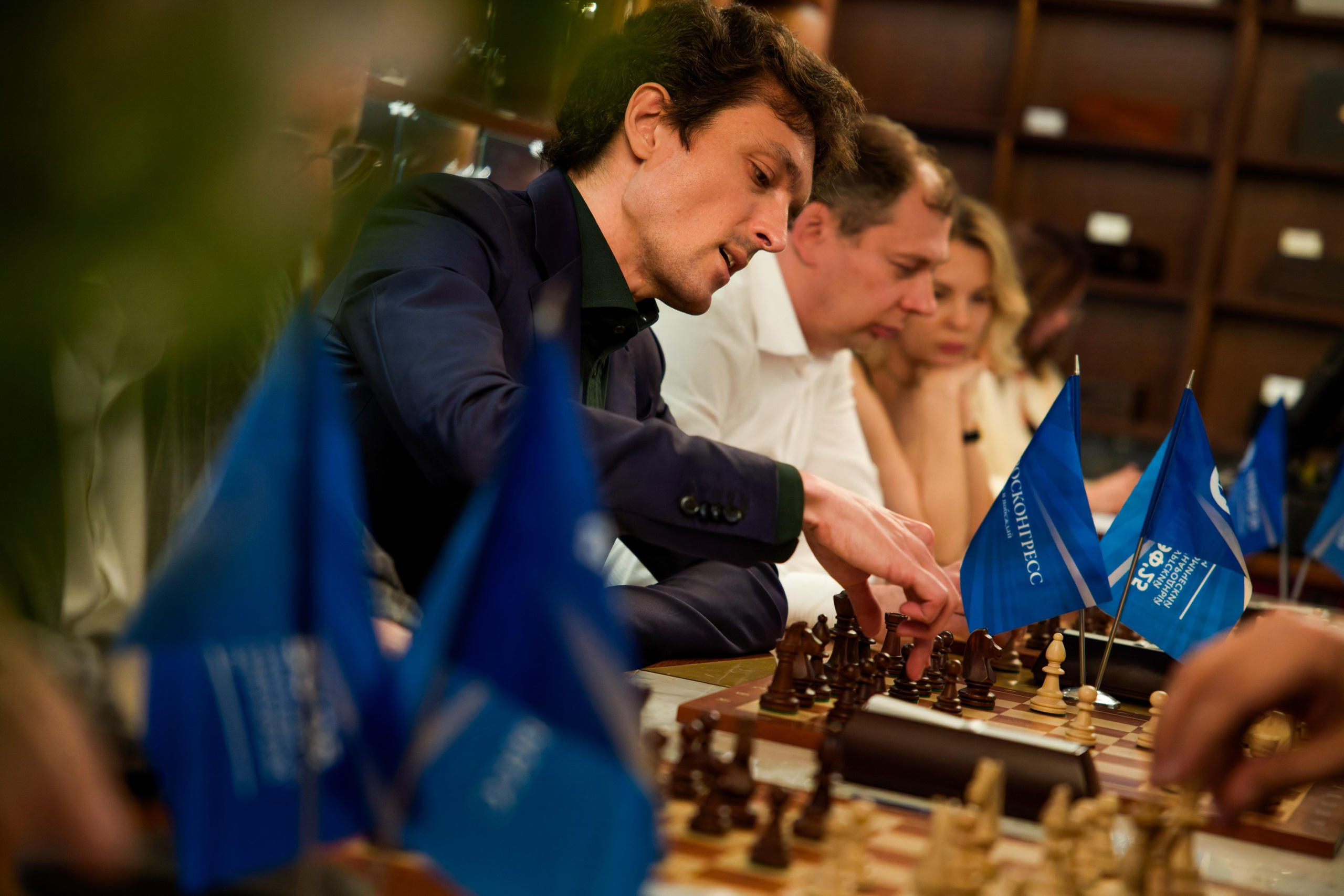 Шахматный вечер в рамках ПМЭФ. Профессиональный спортивный фотограф в Санкт-Петербурге