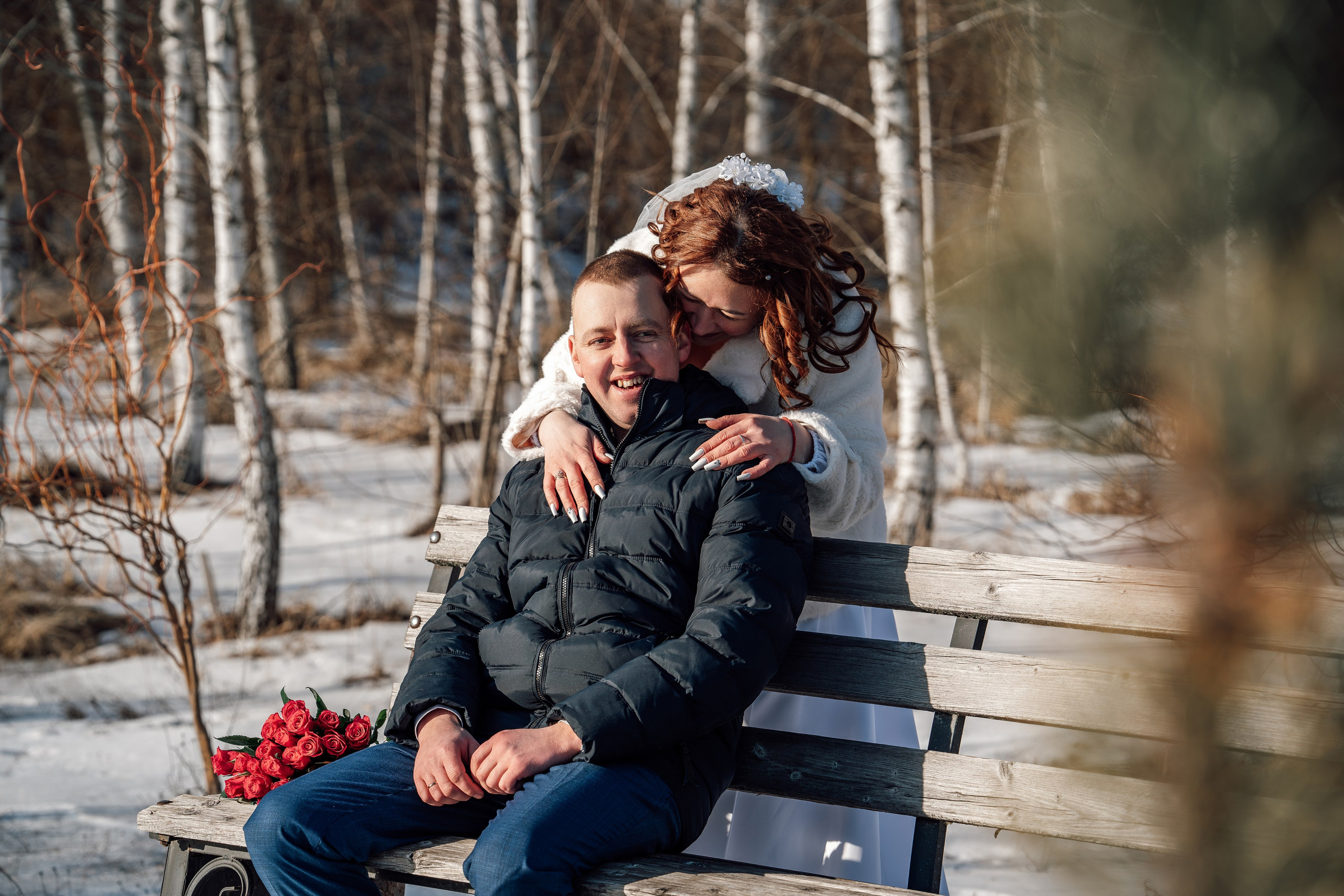 Зимняя свадьба Алексея и Марины. Фотограф Юлия Паськова, город Бирюч