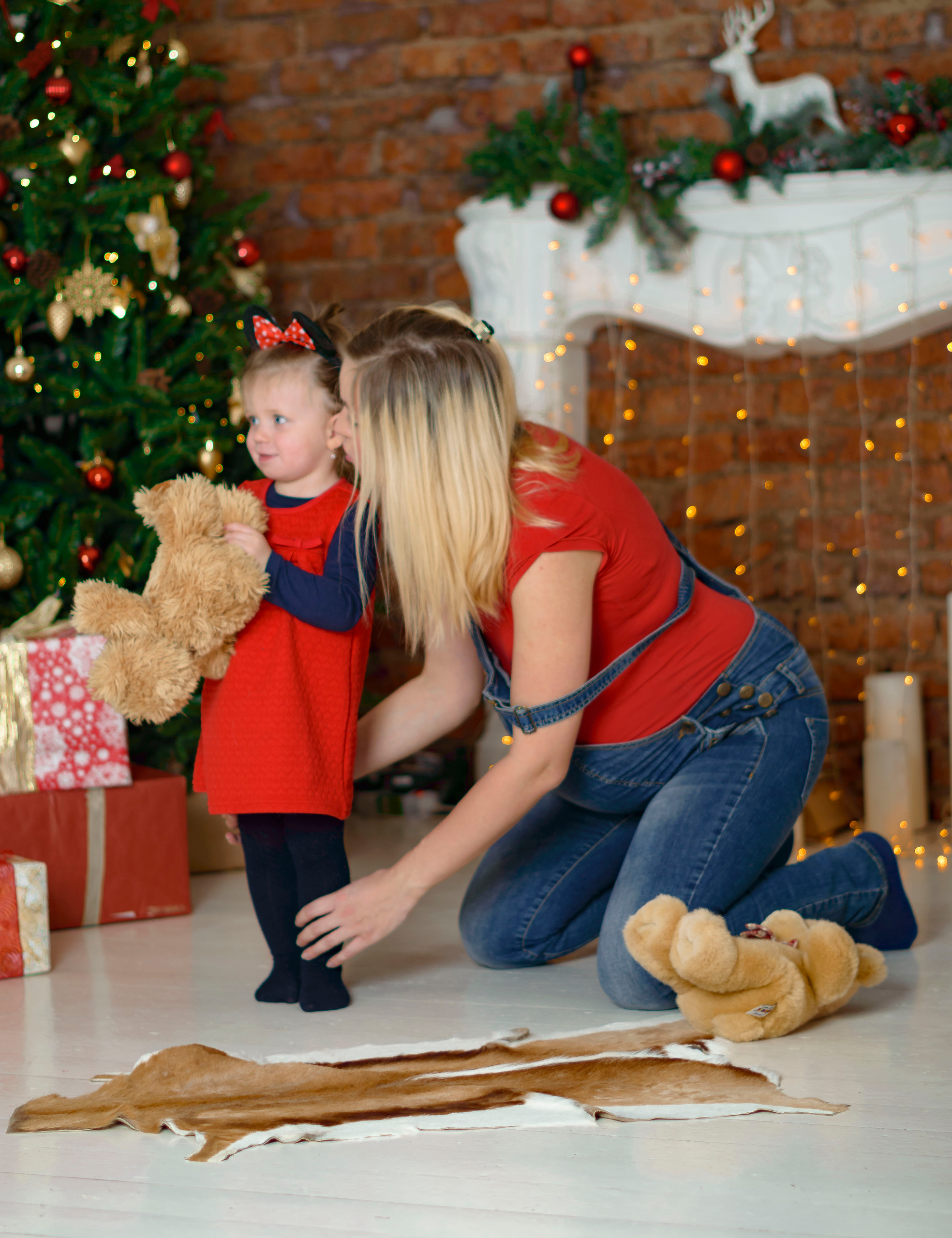 Новый Год Аня+маляш. Кристина Кудрявцева Фотограф в Москве