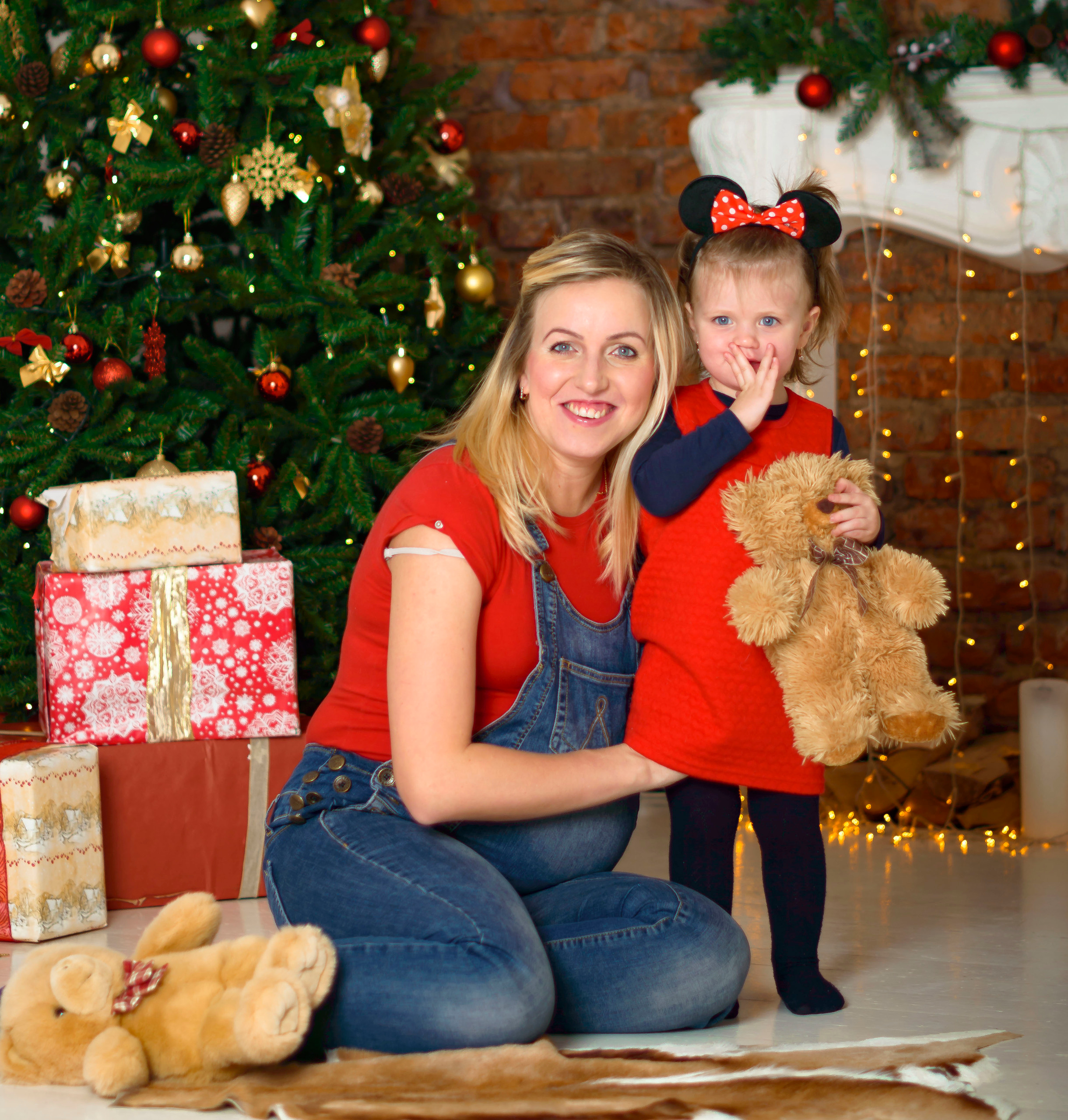 Новый Год Аня+маляш. Кристина Кудрявцева Фотограф в Москве