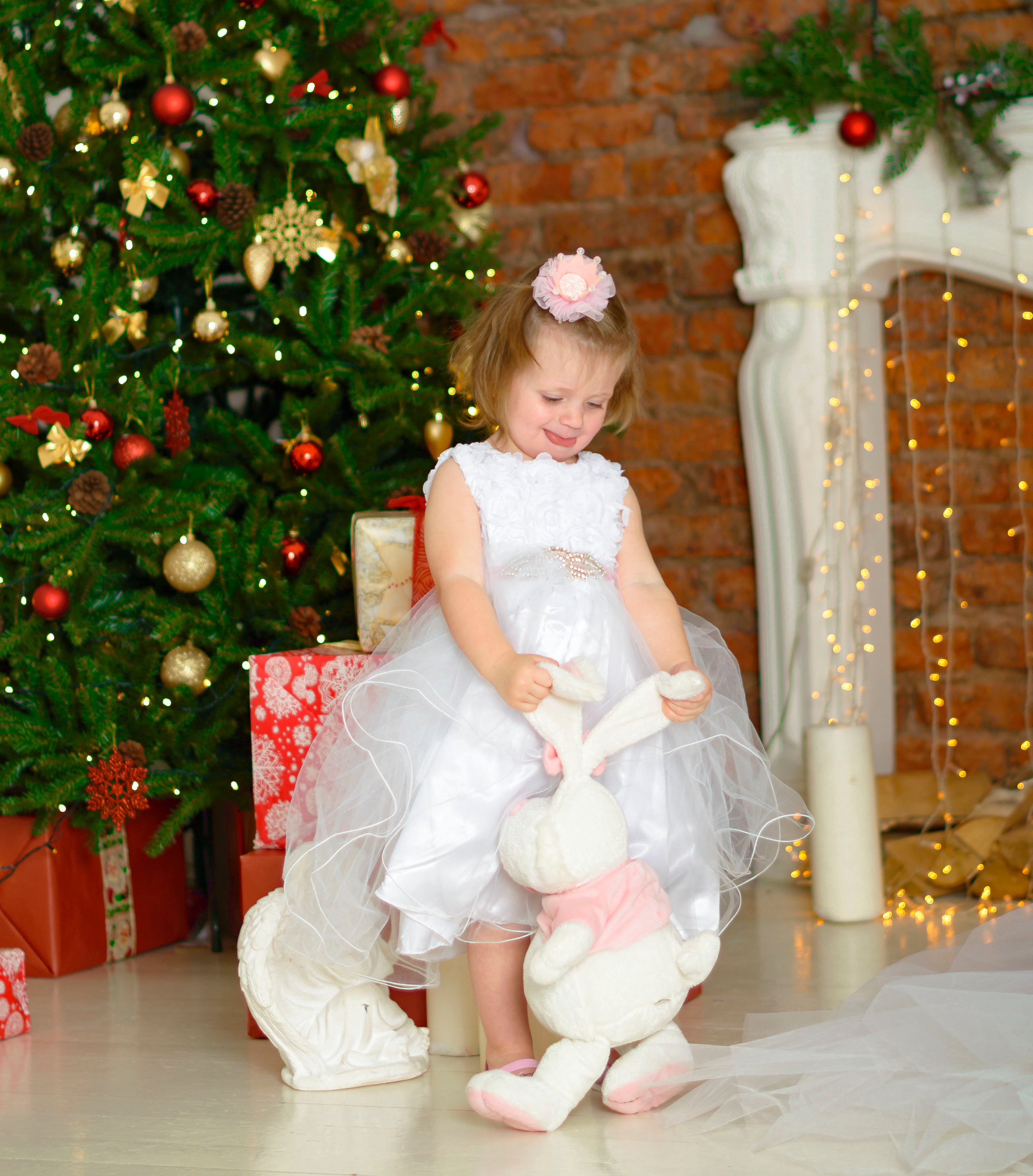 Новый Год Аня+маляш. Кристина Кудрявцева Фотограф в Москве