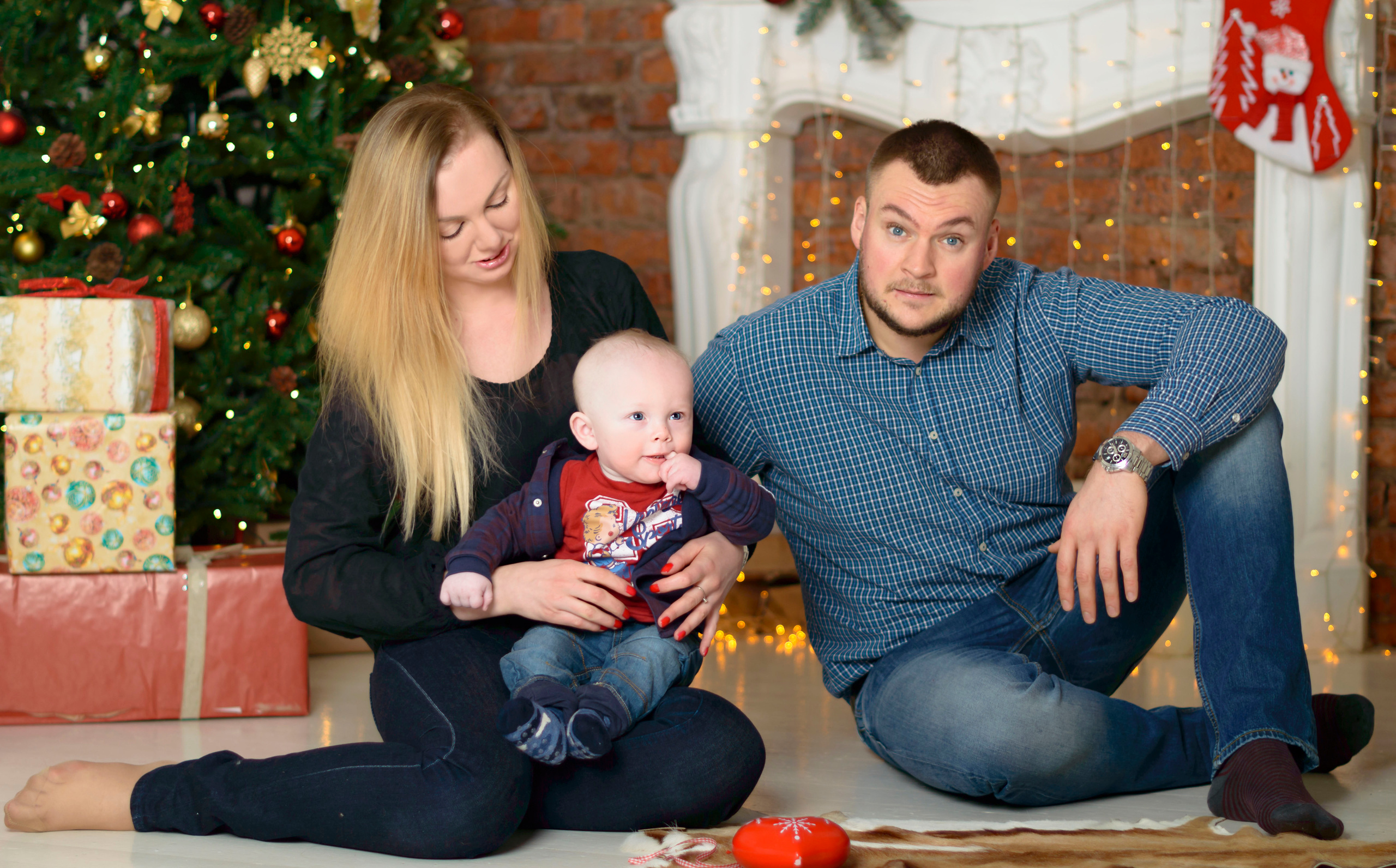 Новый Год О'Студиос Семья. Кристина Кудрявцева Фотограф в Москве