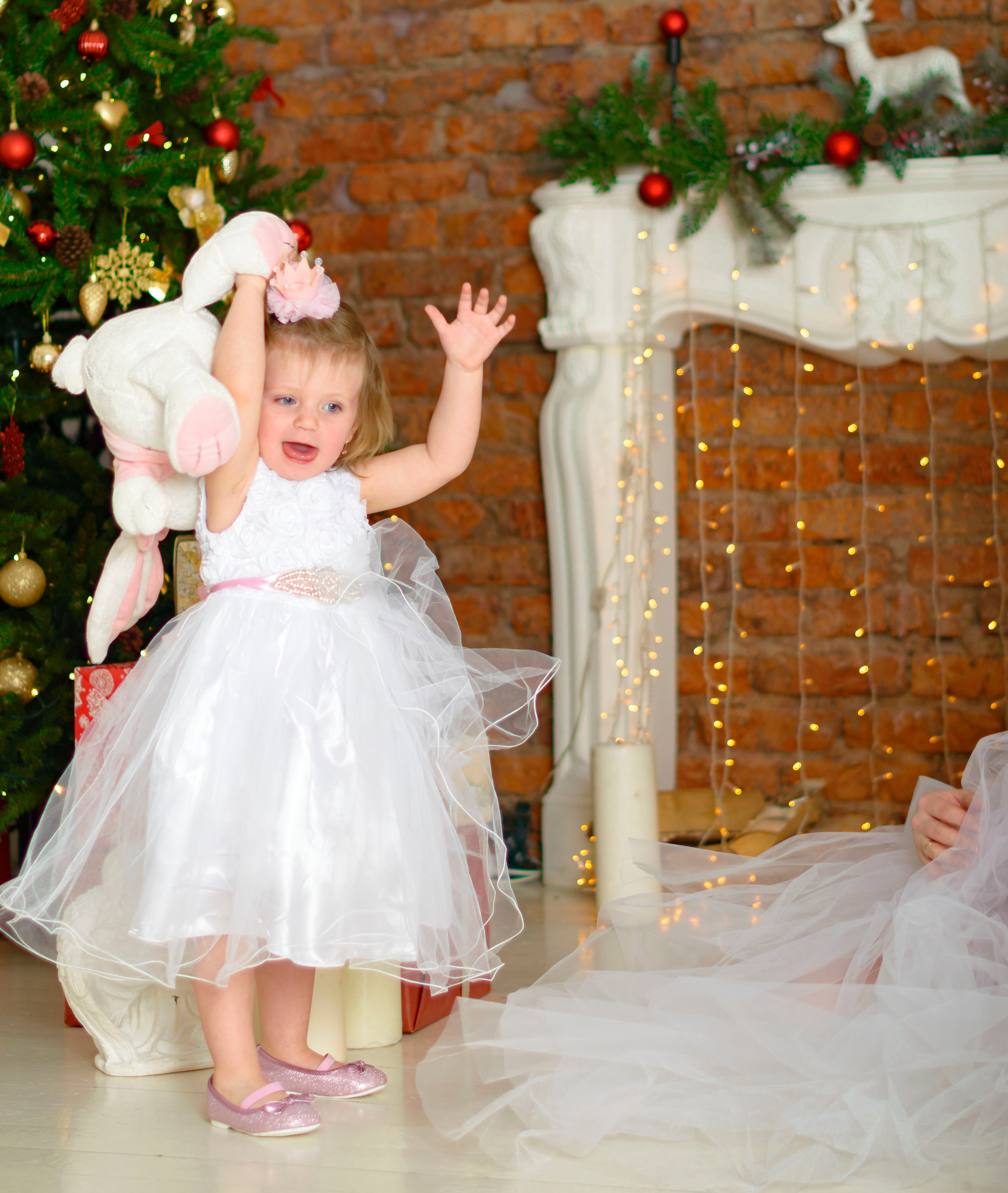 Новый Год Аня+маляш. Кристина Кудрявцева Фотограф в Москве